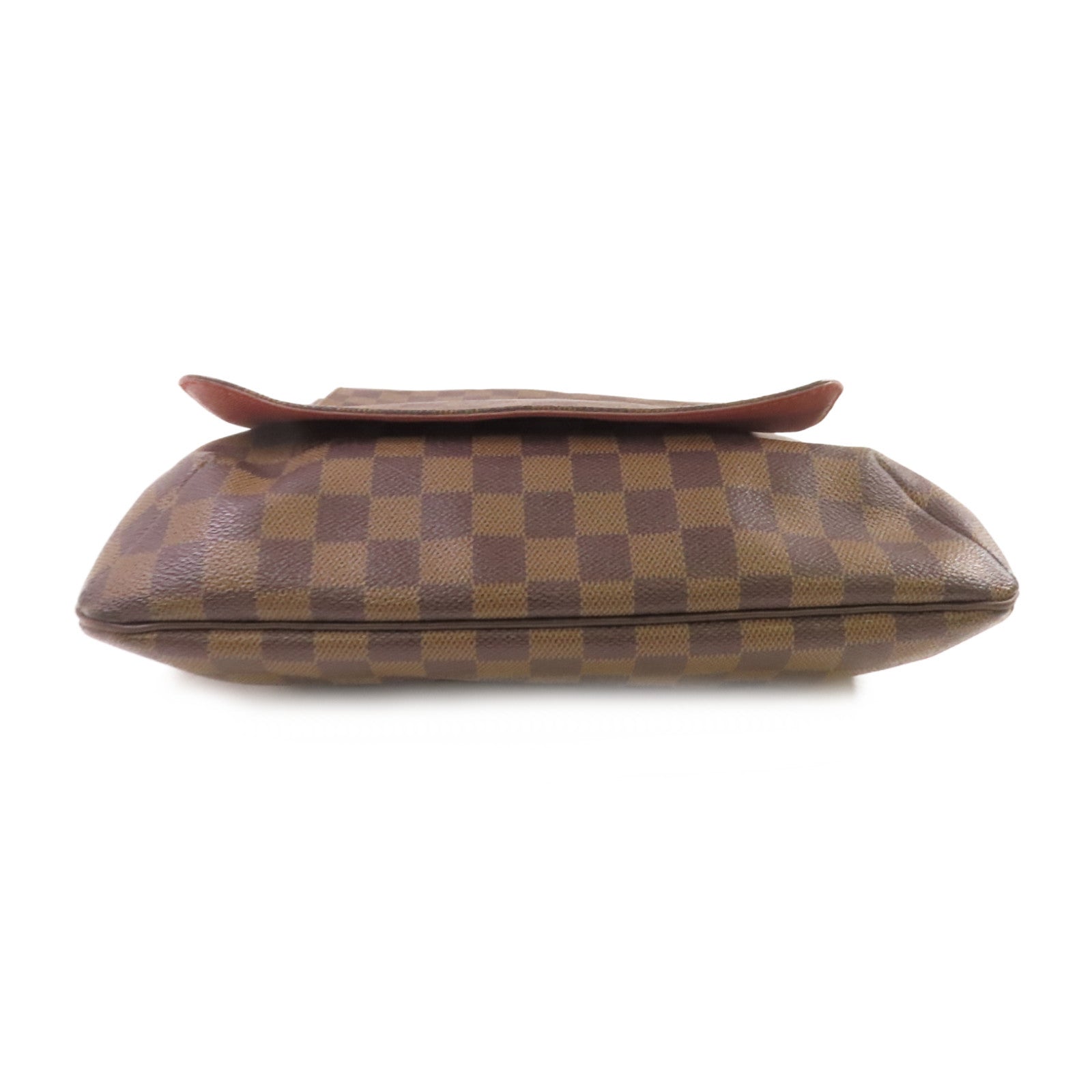 LOUIS VUITTON 【激減優惠】Damier Ebene Musette Shoulder Bag金扣肩背袋啡色
