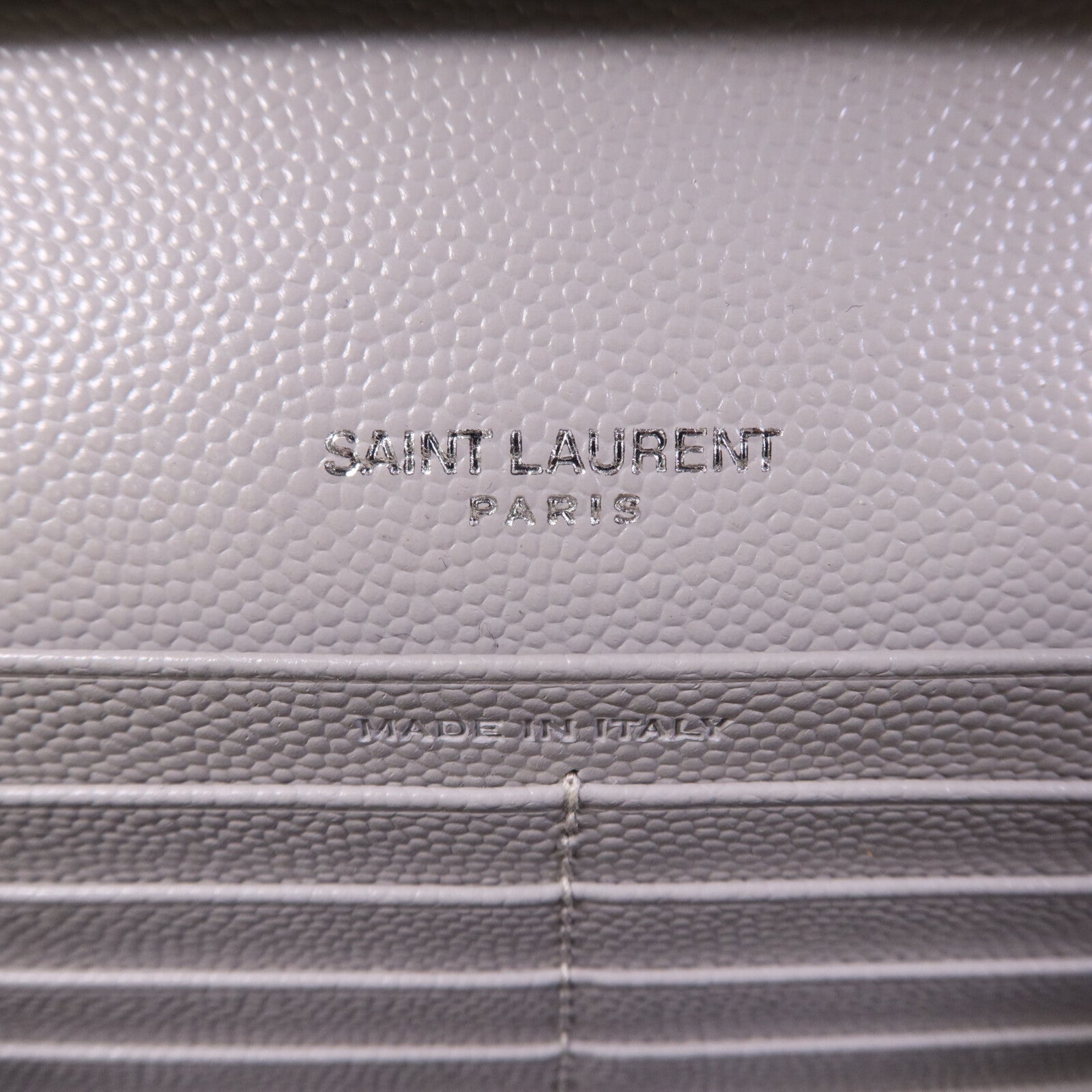 SAINT LAURENT 牛皮皮革Cassandre Envelope銀扣鏈帶肩背袋