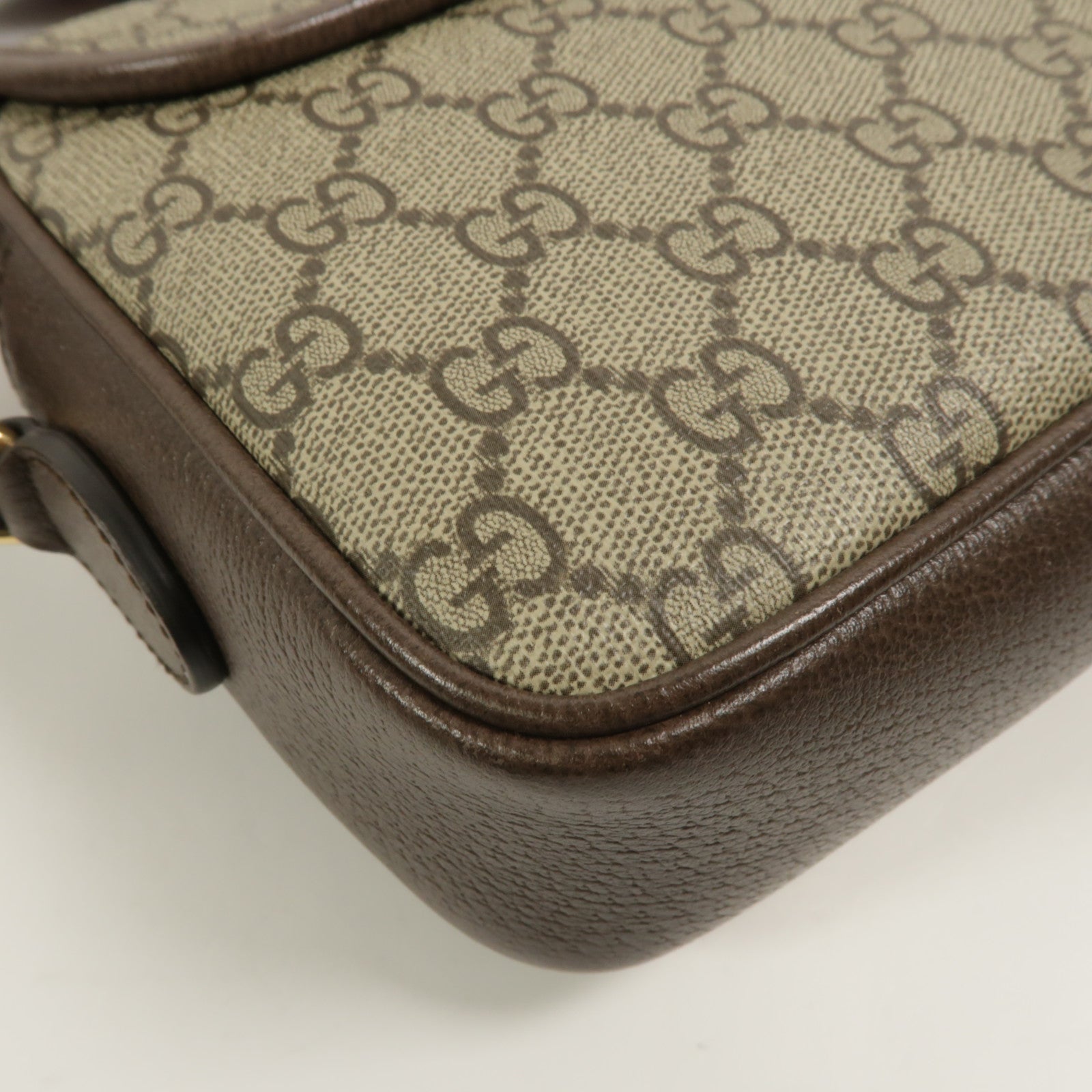GUCCI 塗層帆布Ophidia small手挽肩背兩用袋