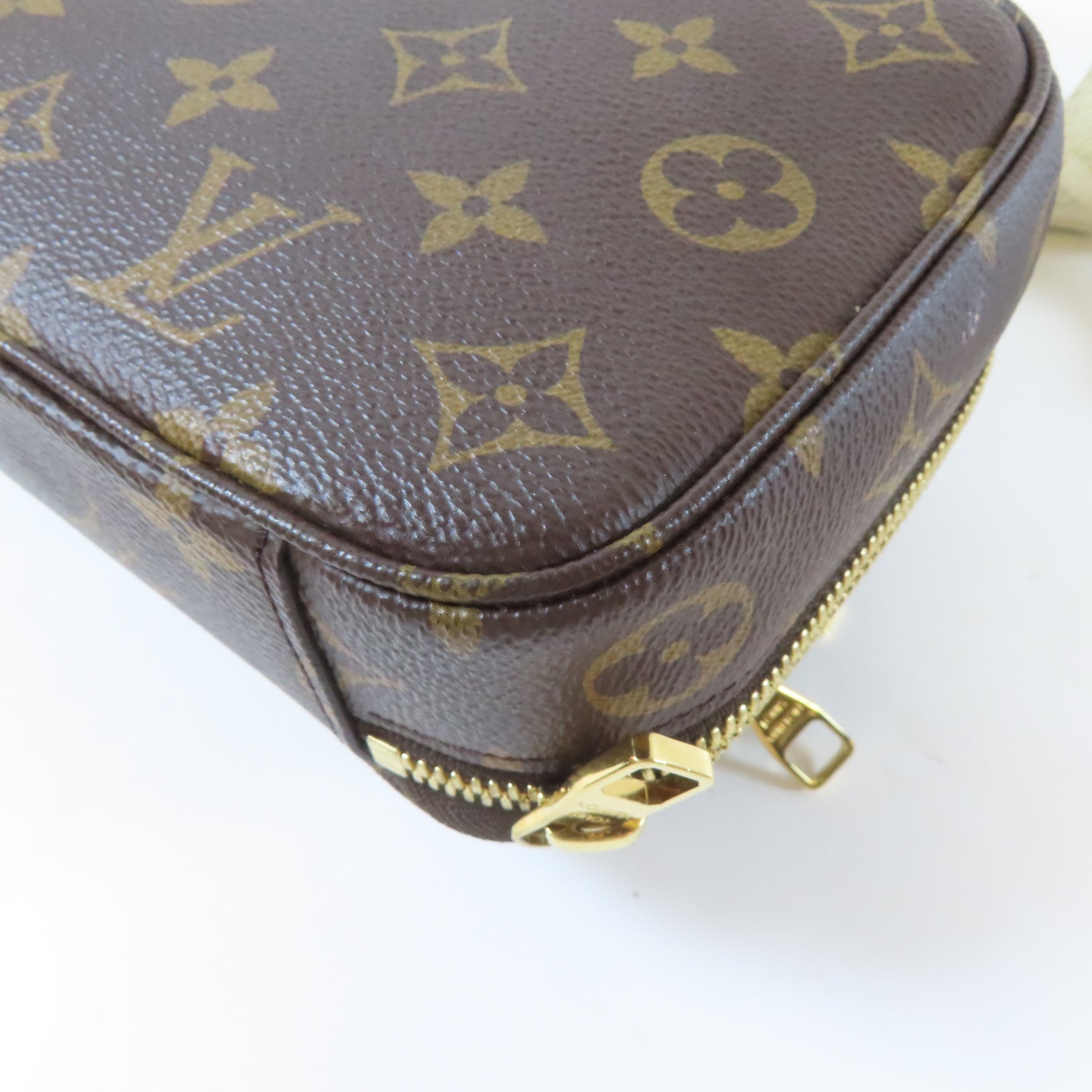 LOUIS VUITTON 【激減優惠】Monogram Utility 2 Way Shoulder Bag金扣手挽肩背兩用袋啡色