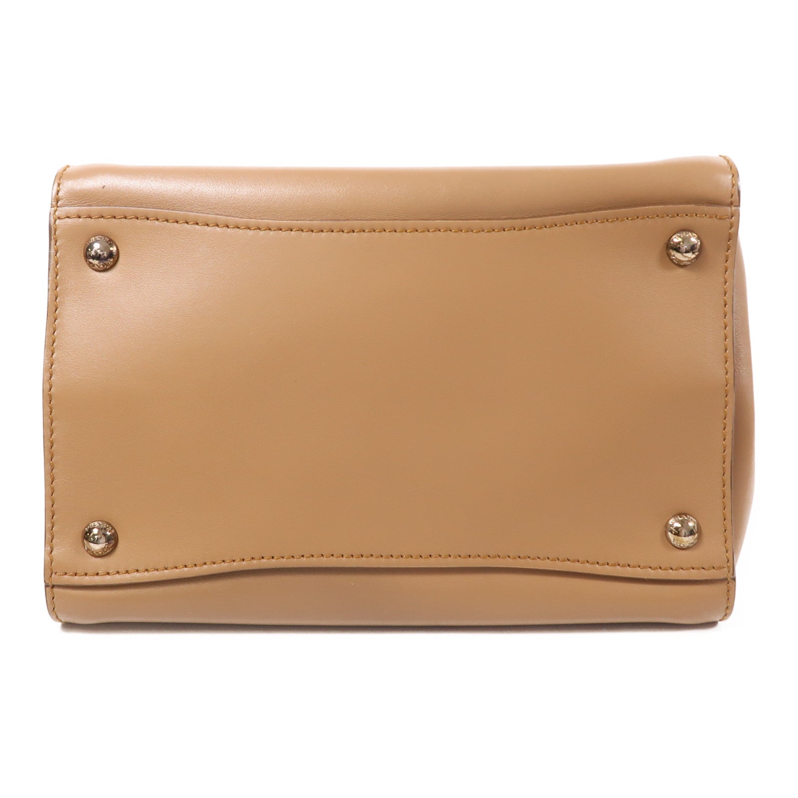PRADA 牛皮皮革2 Way Shoulder銀扣手挽肩背兩用袋