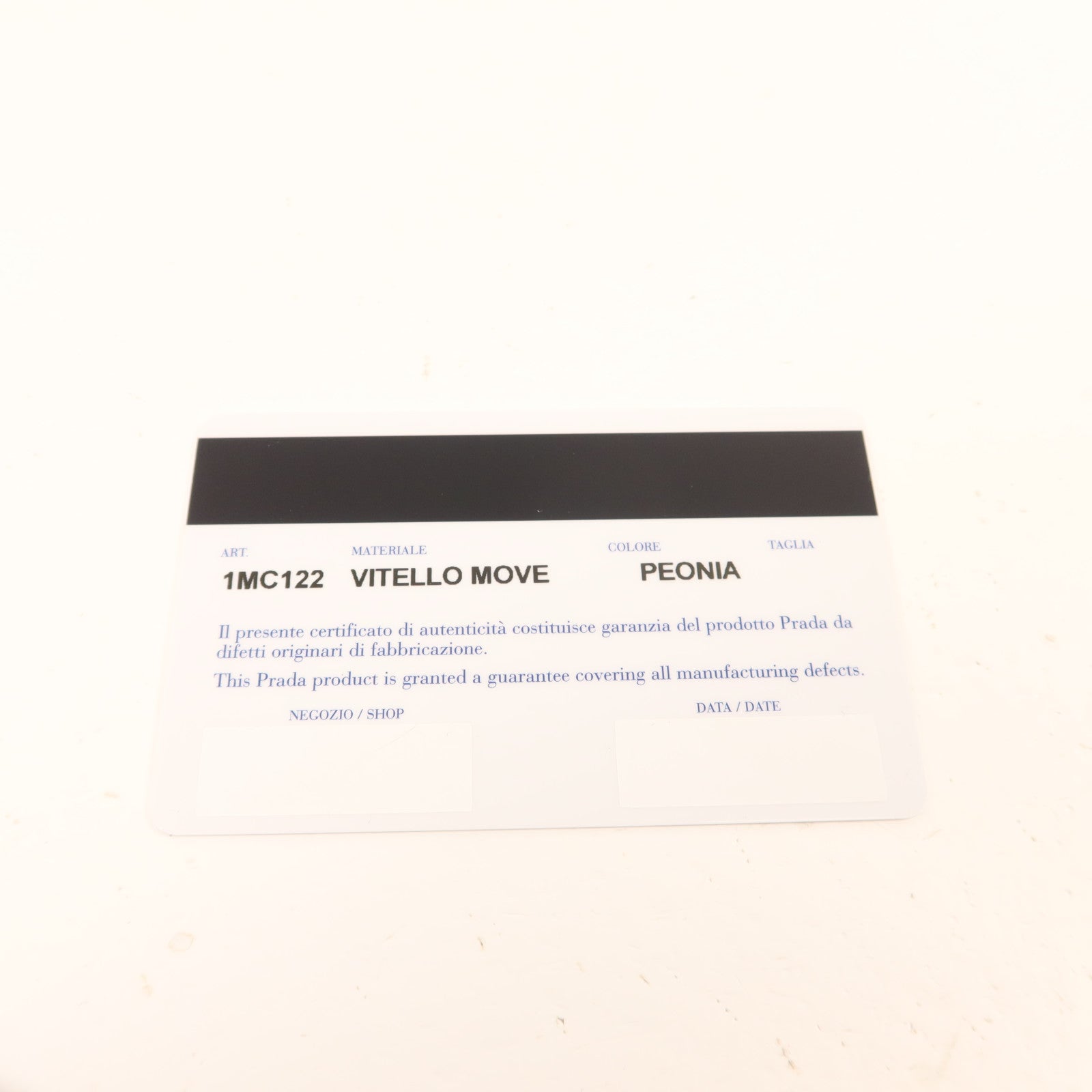 PRADA 牛皮皮革Card Case金扣卡片套
