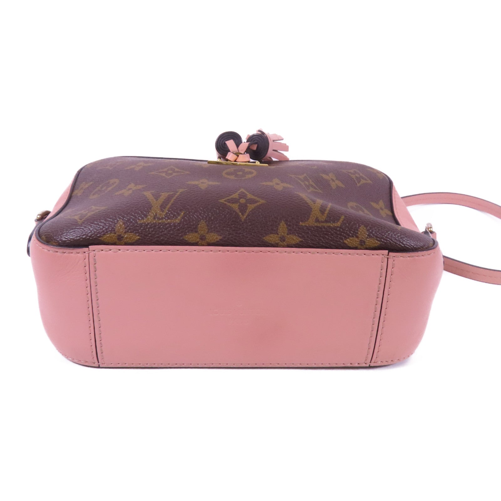 LOUIS VUITTON 【激減優惠】Monogram Saintonge金扣手挽肩背兩用袋