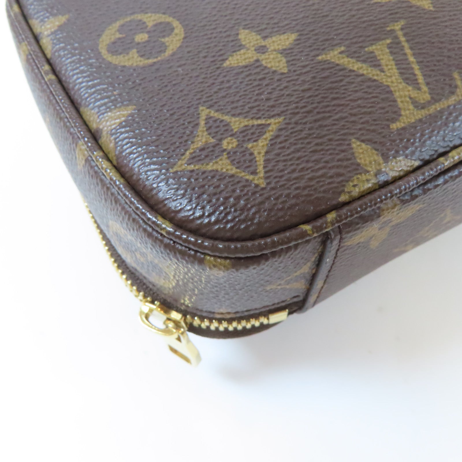 LOUIS VUITTON 【激減優惠】Monogram Utility 2 Way Shoulder Bag金扣手挽肩背兩用袋啡色
