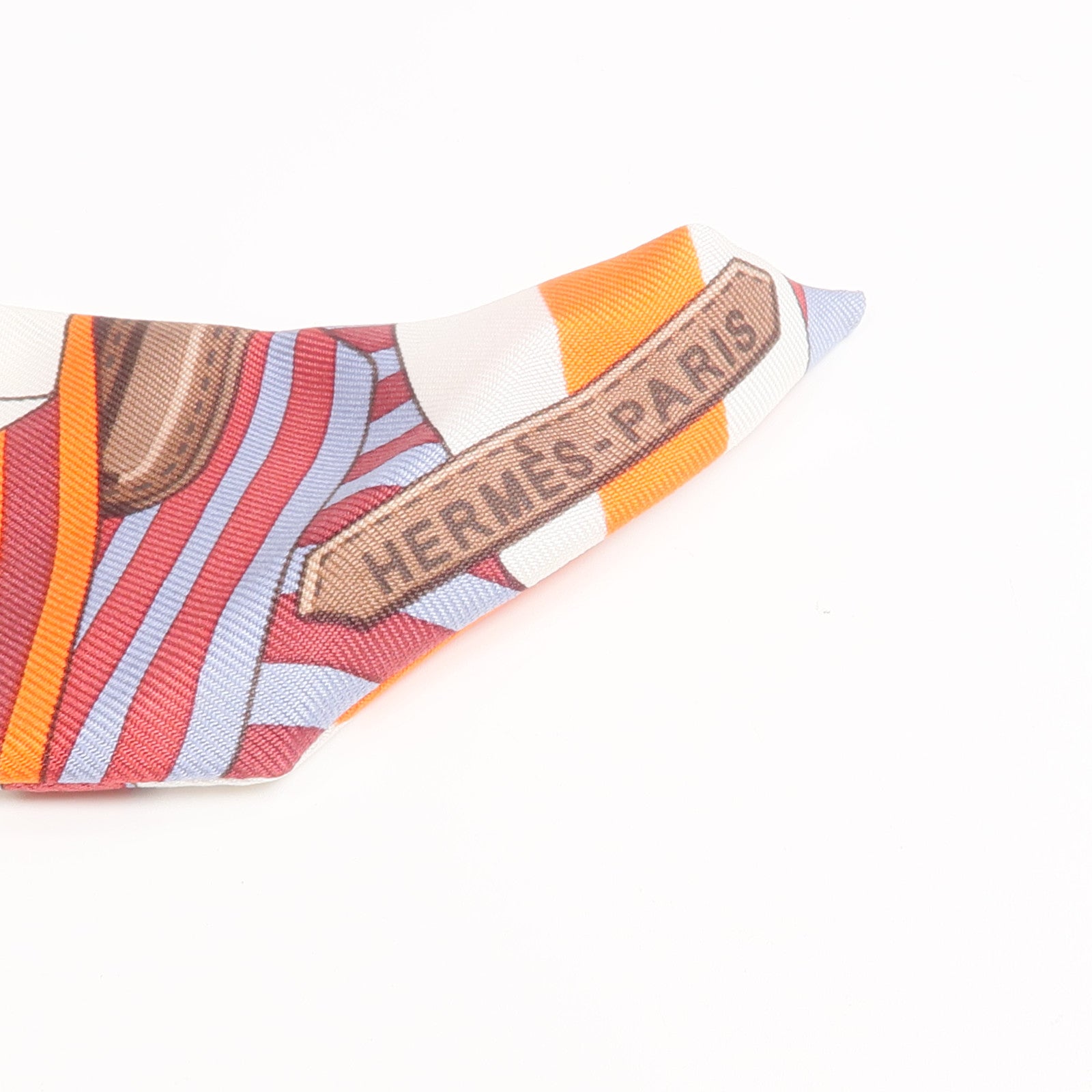 HERMES 絲質Twilly絲巾