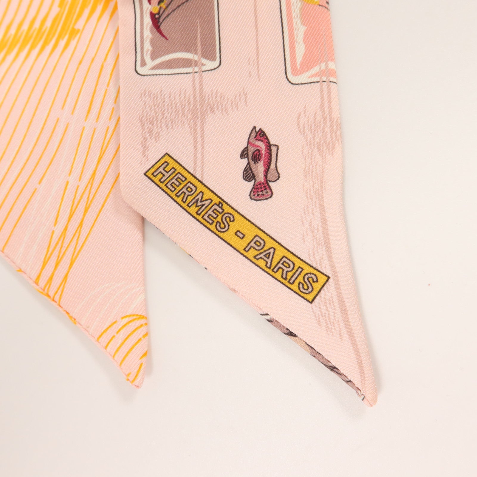 HERMES 絲質Twilly絲巾