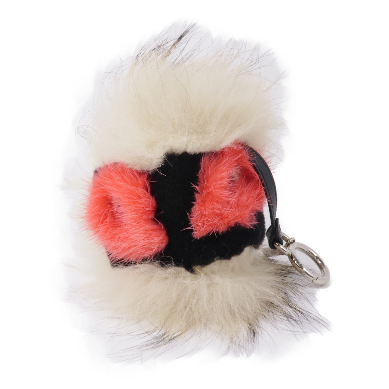 FENDI 【激減優惠】毛皮Charm銀扣掛飾