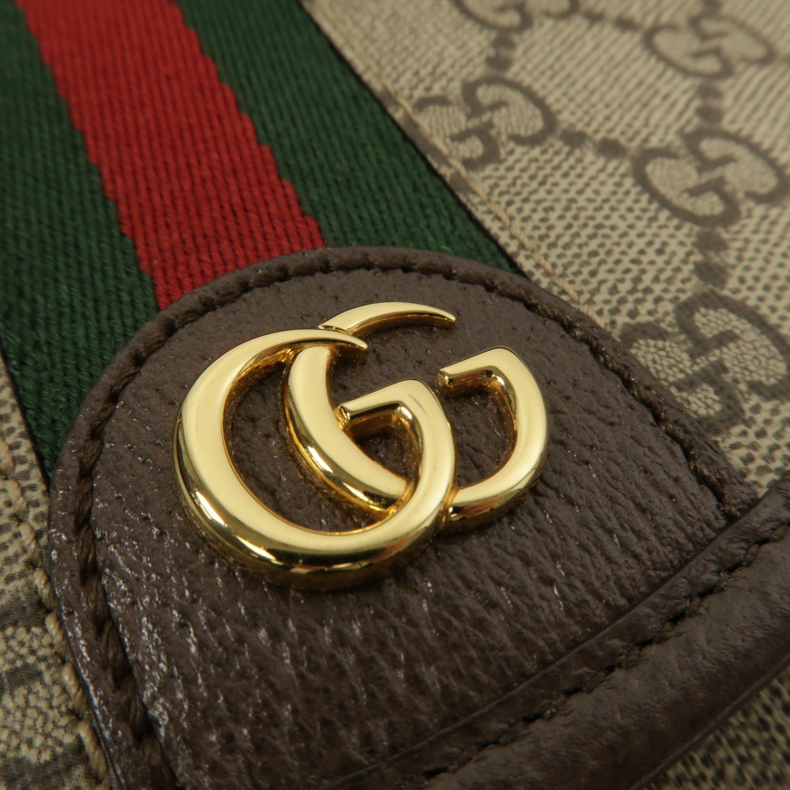 GUCCI 塗層帆布Ophidia small手挽肩背兩用袋