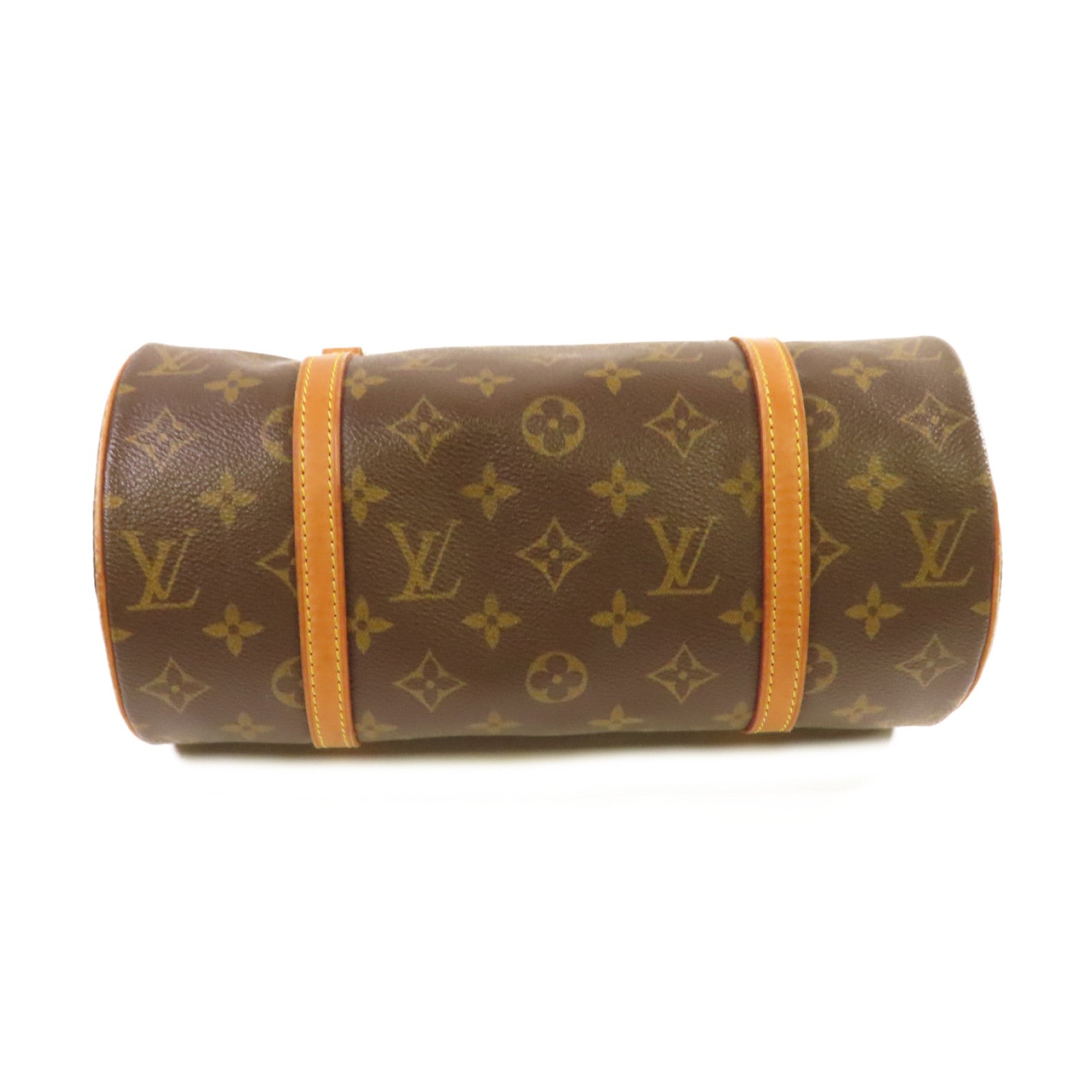 LOUIS VUITTON 【激減優惠】Monogram Papillon PM Handbag金扣手挽袋啡色