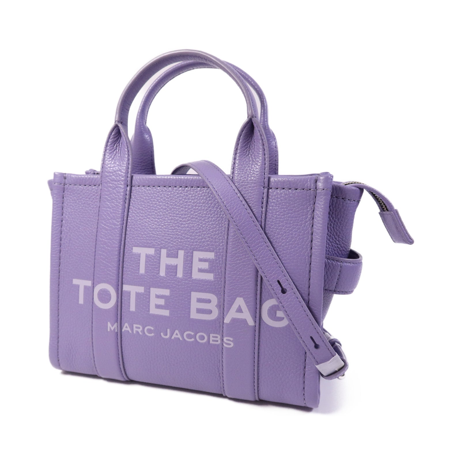 MARC JACOBS 牛皮皮革Shoulder Bag銀扣手挽肩背兩用袋