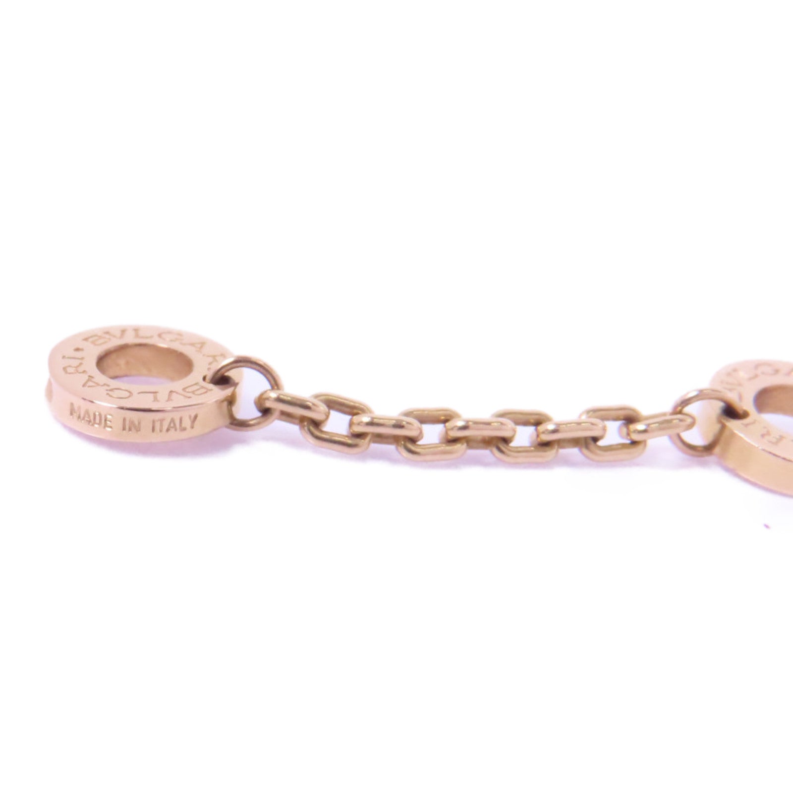 BVLGARI 18K玫瑰金Serpenti Viper Diamond Necklace鑽石項鍊