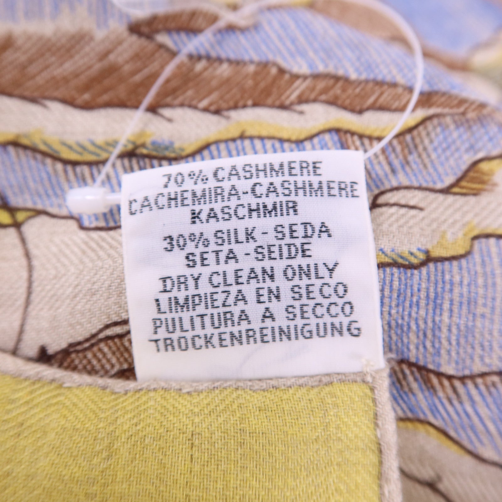 HERMES 絲質/羊絨Scarf 140X140絲巾