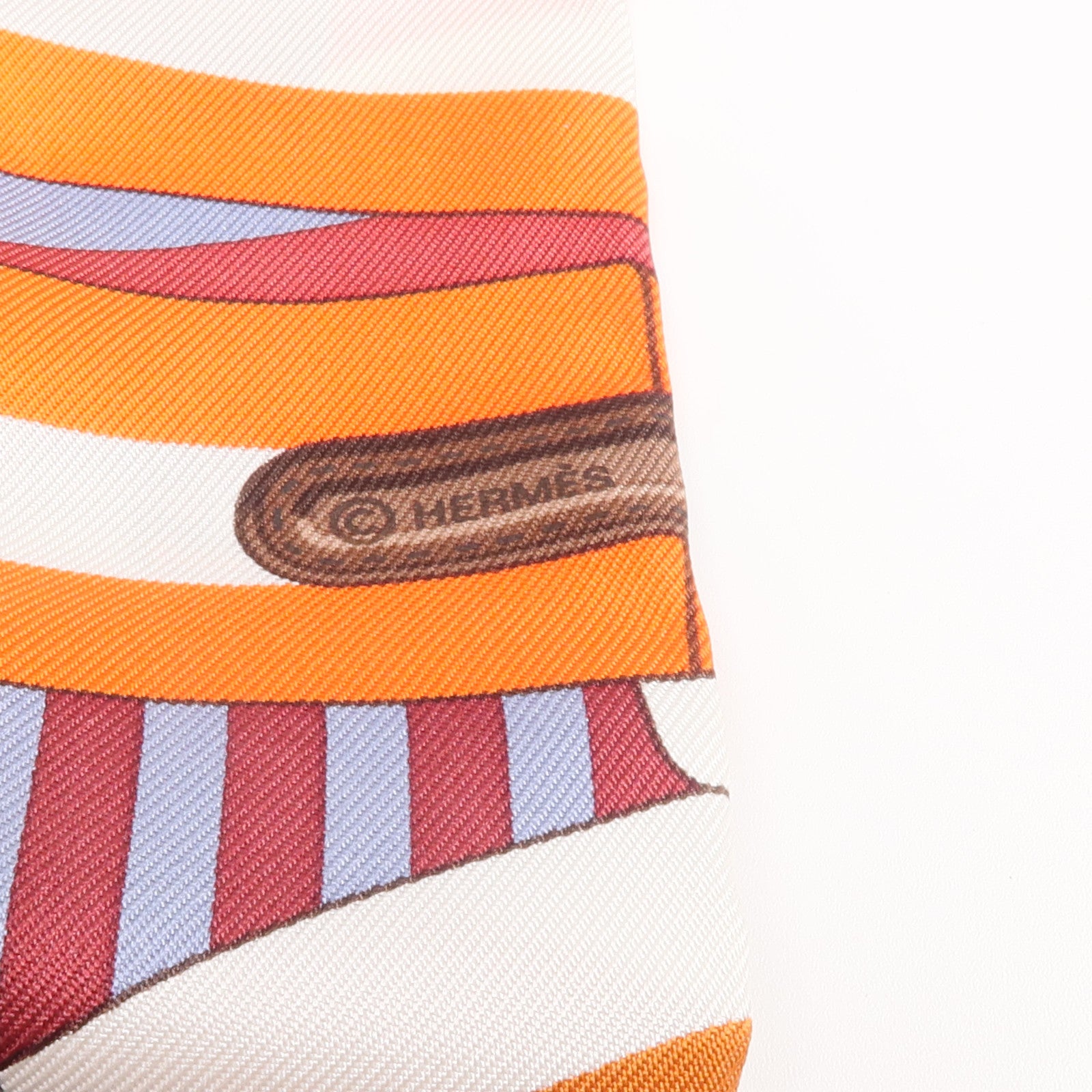 HERMES 絲質Twilly絲巾