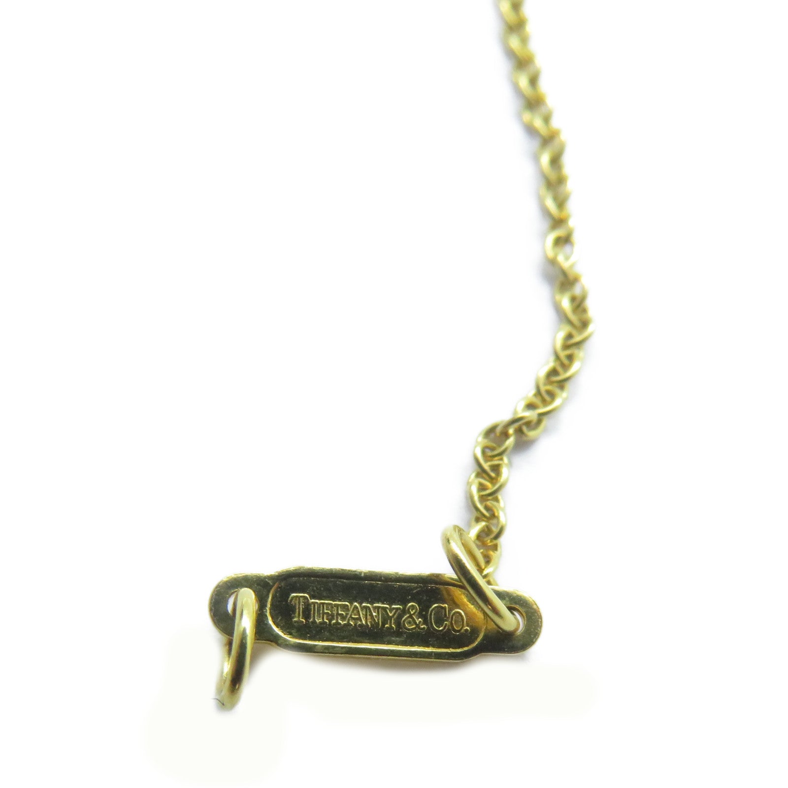 TIFFANY＆CO 18K黃金Diamond Necklace鑽石項鍊