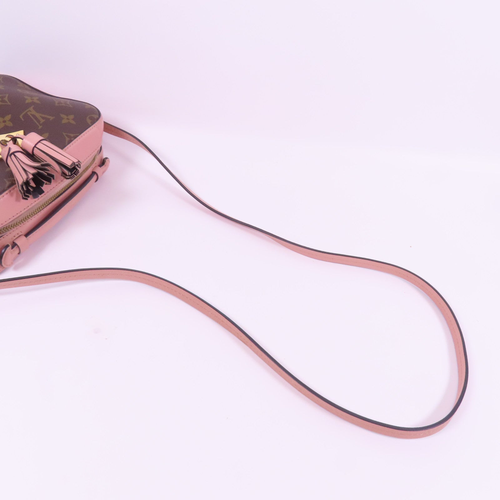 LOUIS VUITTON Monogram Saintonge金扣手挽肩背兩用袋