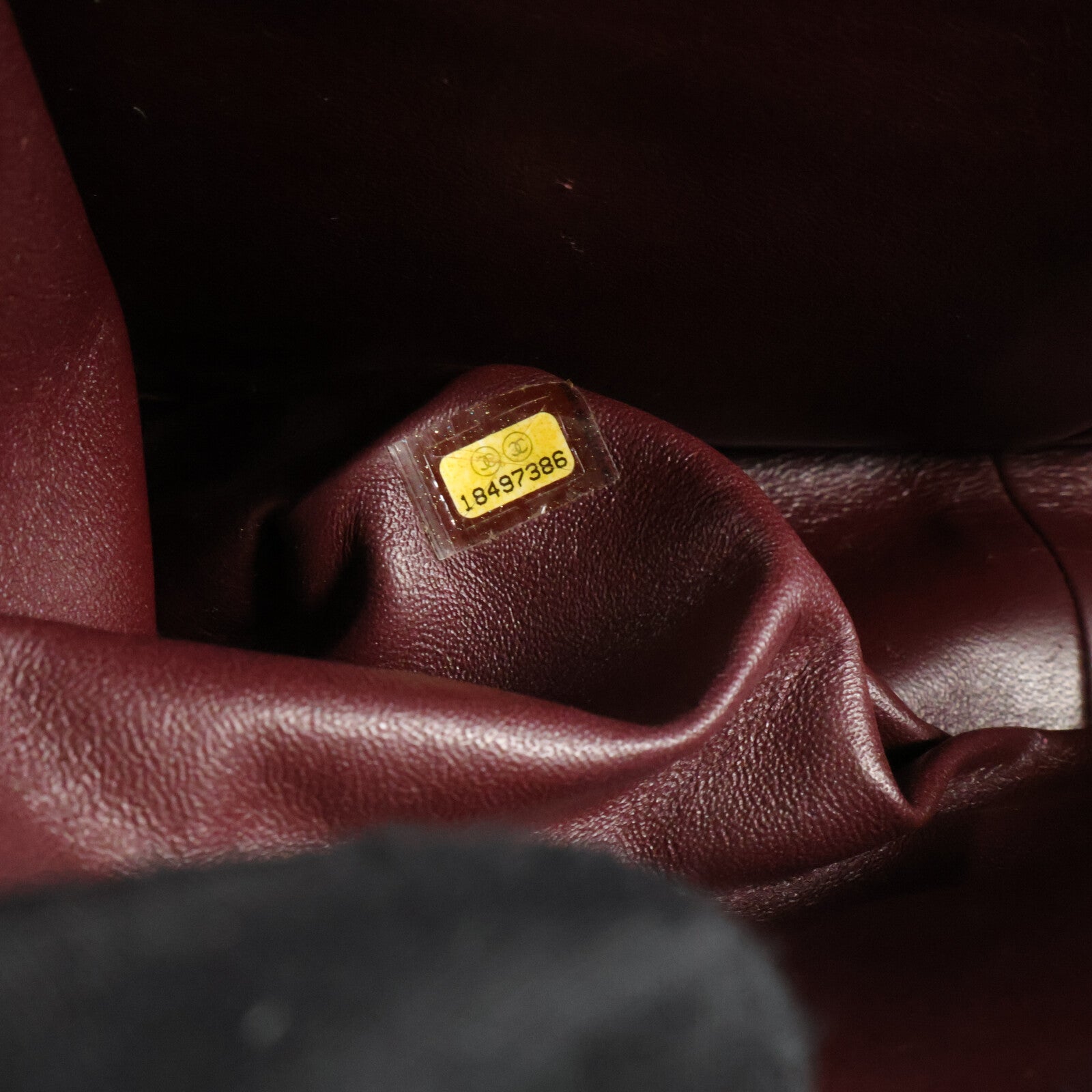 CHANEL 牛皮皮革Large Classic手挽肩背兩用袋