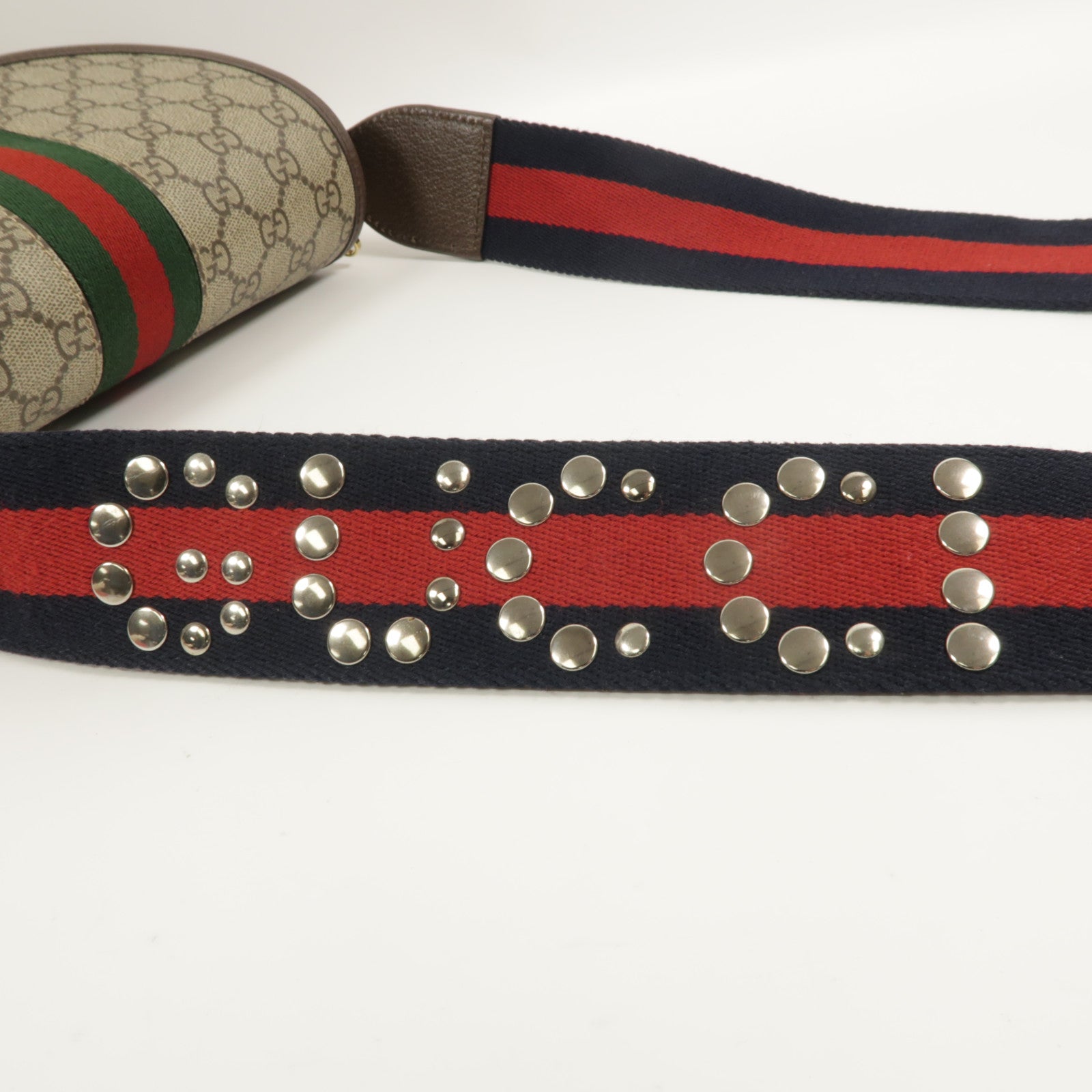 GUCCI 塗層帆布Ophidia small手挽肩背兩用袋