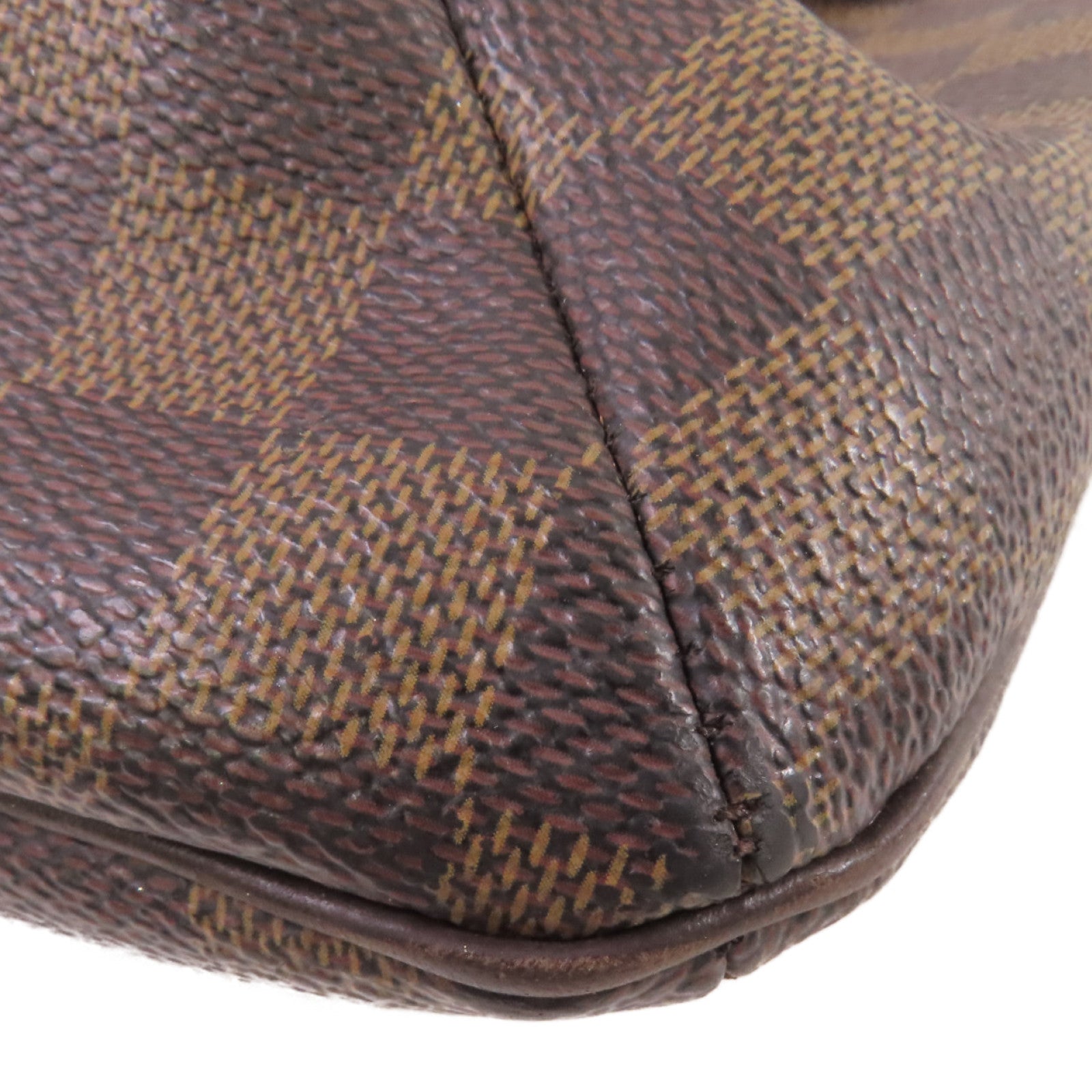 LOUIS VUITTON 【激減優惠】Damier Ebene Musette Shoulder Bag金扣肩背袋啡色