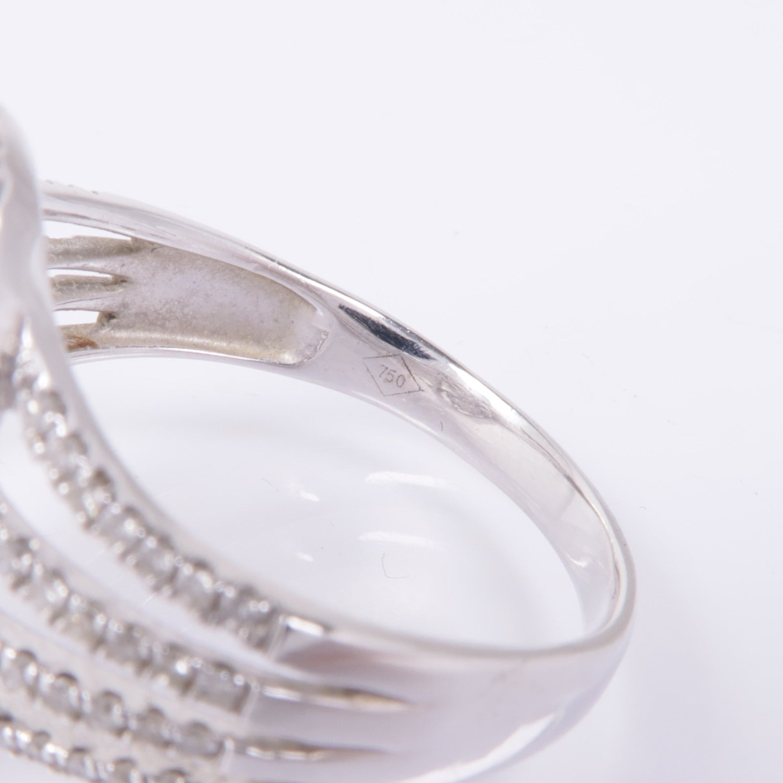 JEWELRY 18K白金Diamond Ring鑽石戒指US#9.75