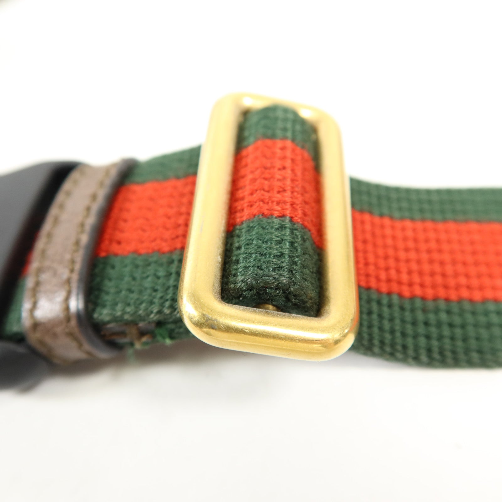 GUCCI 塗層帆布Neo Vintage Belt Bag金扣腰包