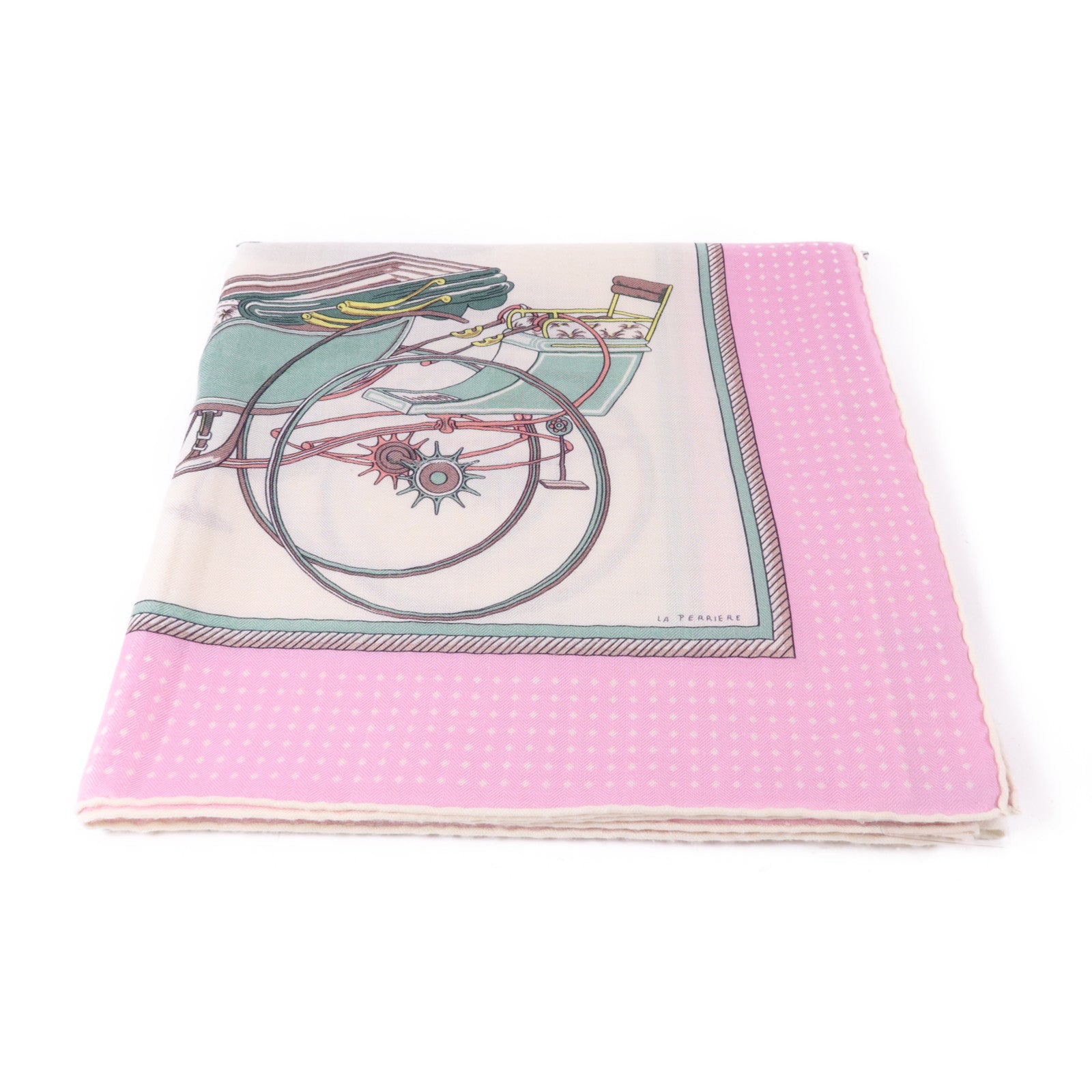 HERMES 絲質/羊絨Scarf 140X140絲巾