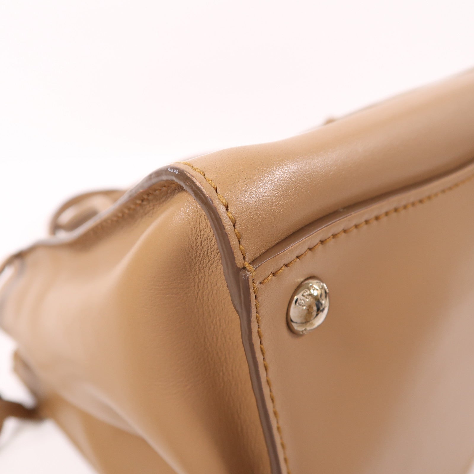 PRADA 牛皮皮革2 Way Shoulder銀扣手挽肩背兩用袋