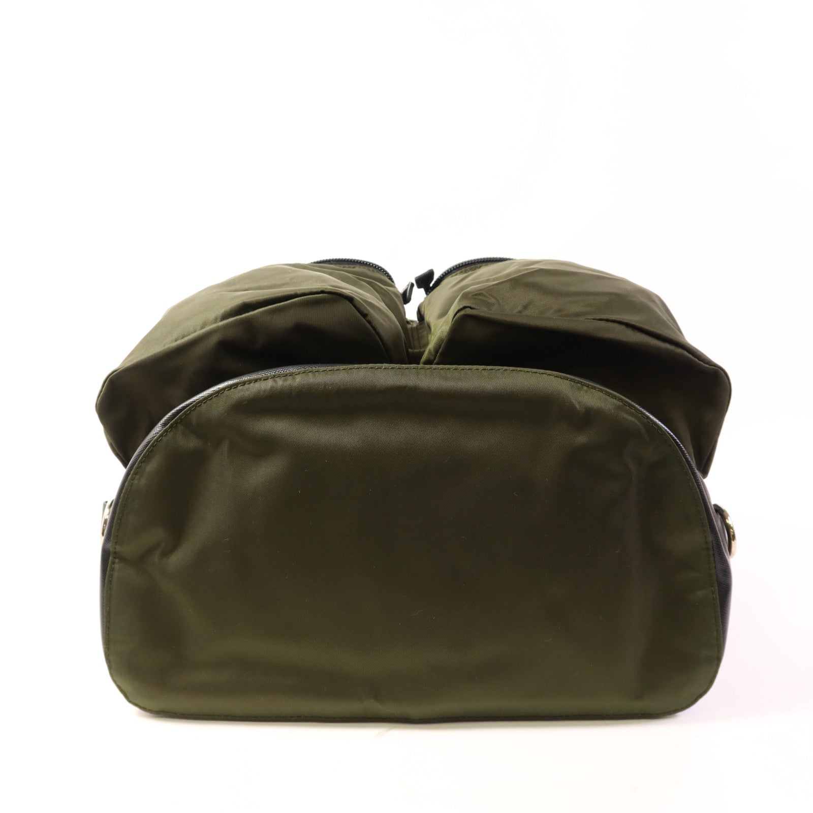 PRADA 尼龍Backpack銀扣背包