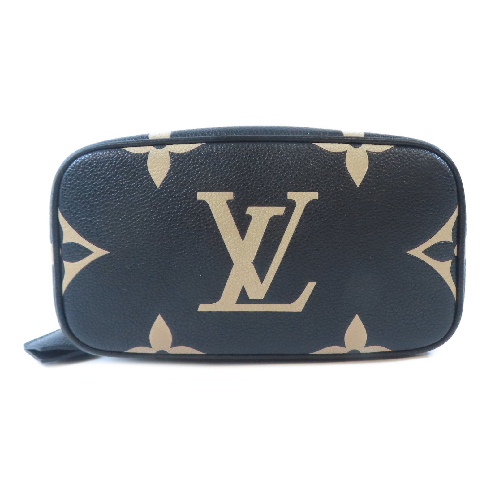 LOUIS VUITTON Monogram Giant Vanity PM金扣手挽肩背兩用袋黑色