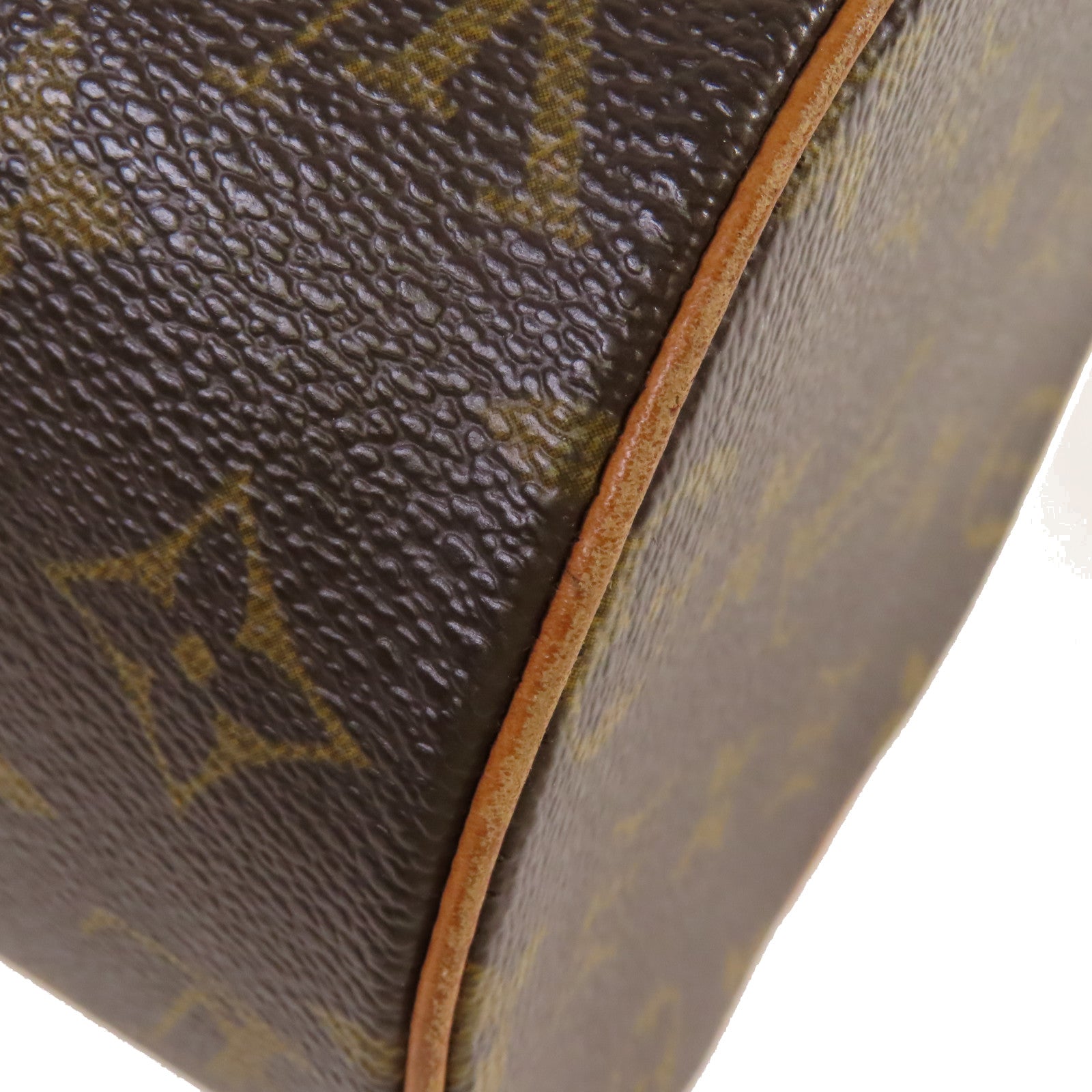 LOUIS VUITTON 【激減優惠】Monogram Papillon PM Handbag金扣手挽袋啡色