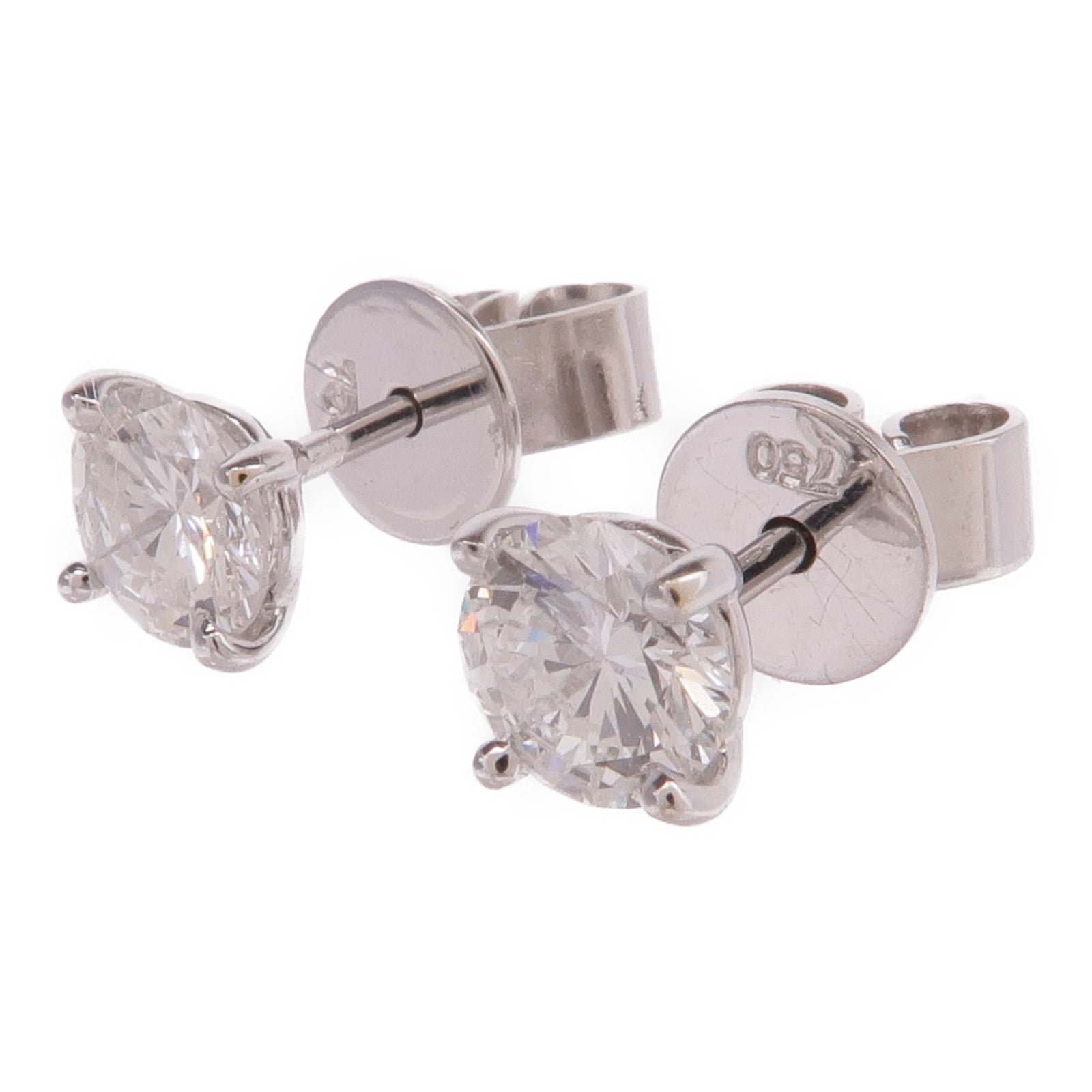 JEWELRY 18K白金Diamond Earrings鑽石耳環