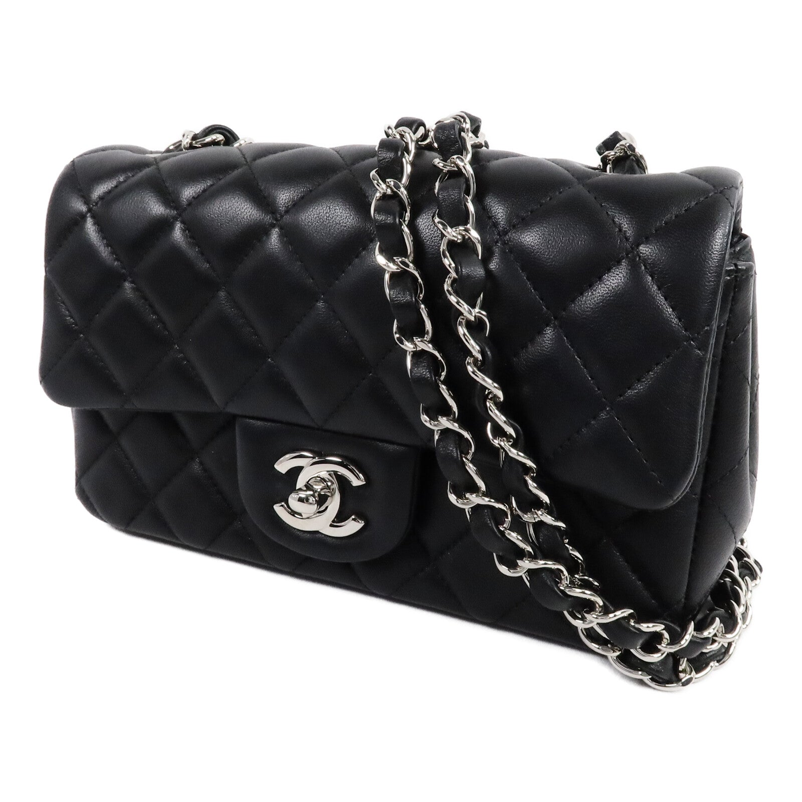 CHANEL 羊皮皮革Classic 20肩背袋