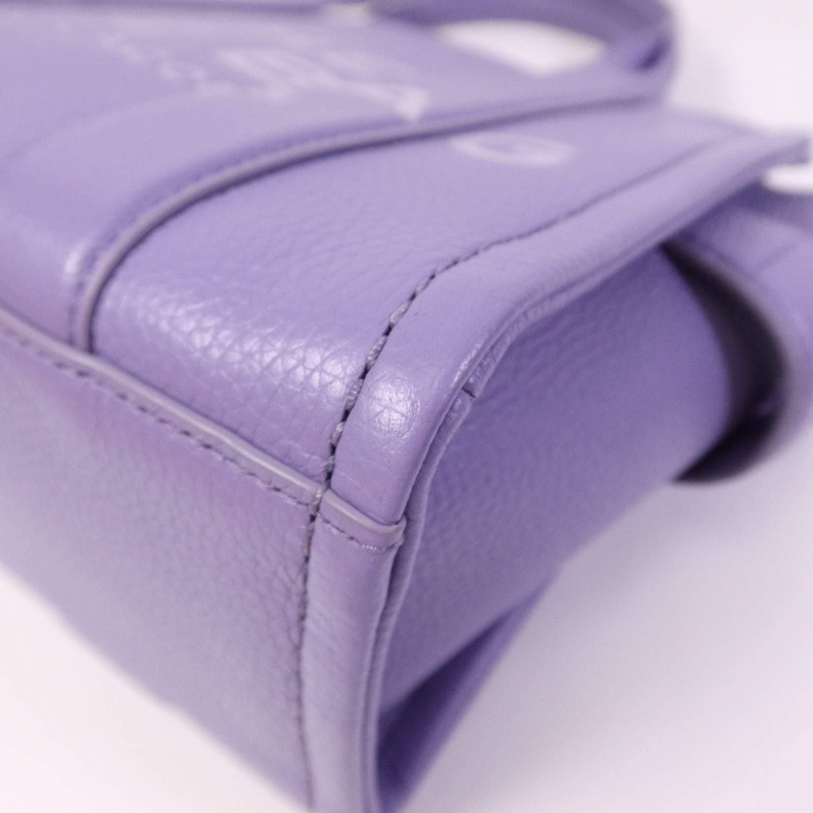 MARC JACOBS 牛皮皮革Shoulder Bag銀扣手挽肩背兩用袋