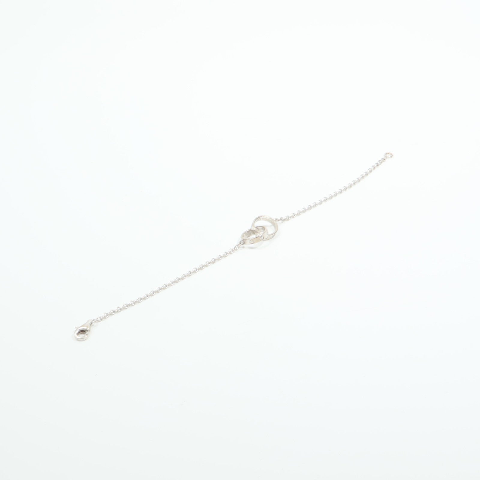 CARTIER 18K白金Love Bracelet手鏈