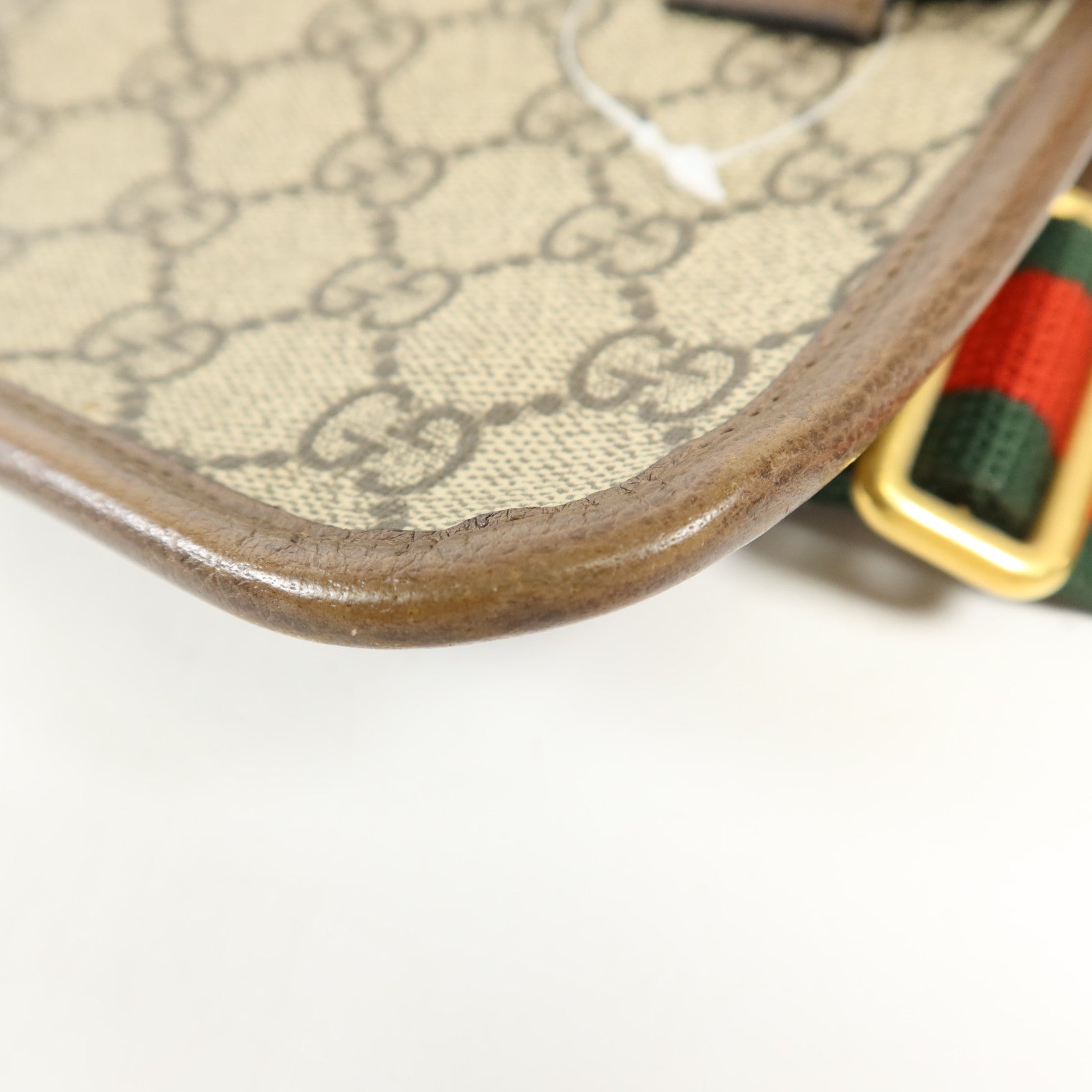 GUCCI 塗層帆布Neo Vintage Belt Bag金扣腰包