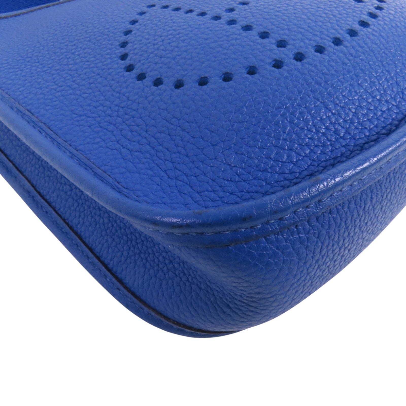 HERMES Clemence皮革Evelyne TPM銀扣肩背袋