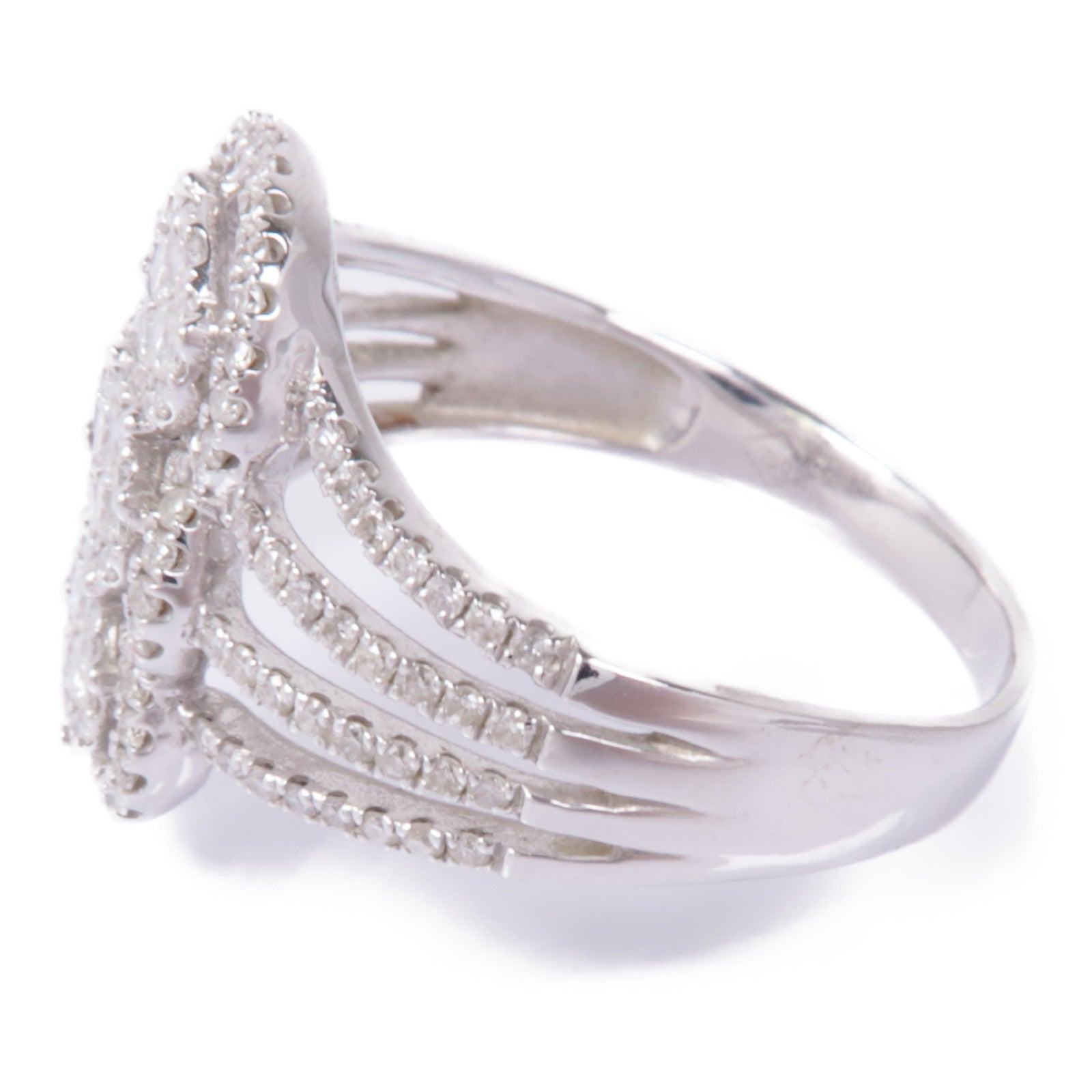 JEWELRY 18K白金Diamond Ring鑽石戒指US#9.75