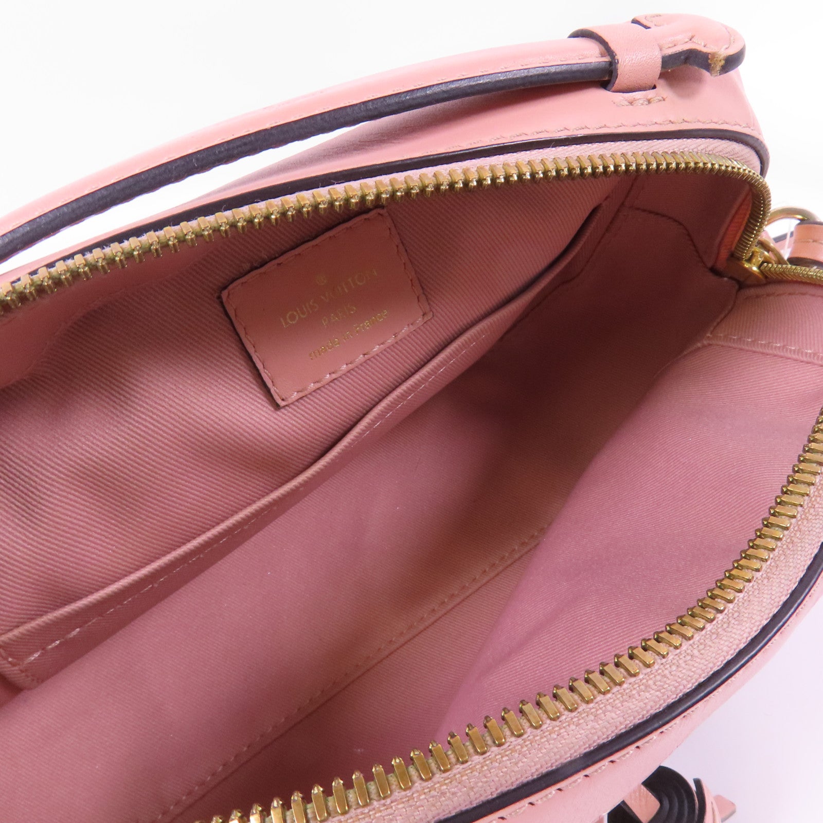 LOUIS VUITTON Monogram Saintonge金扣手挽肩背兩用袋