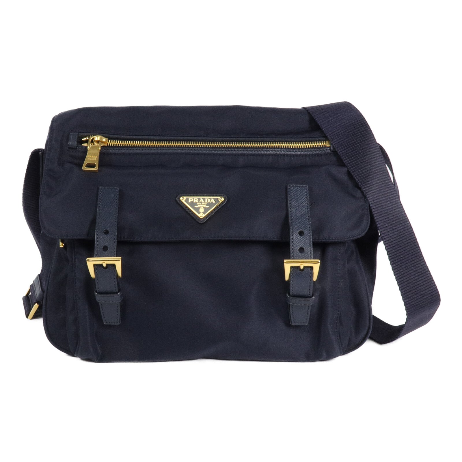 PRADA 尼龍Messenger Bag肩背袋