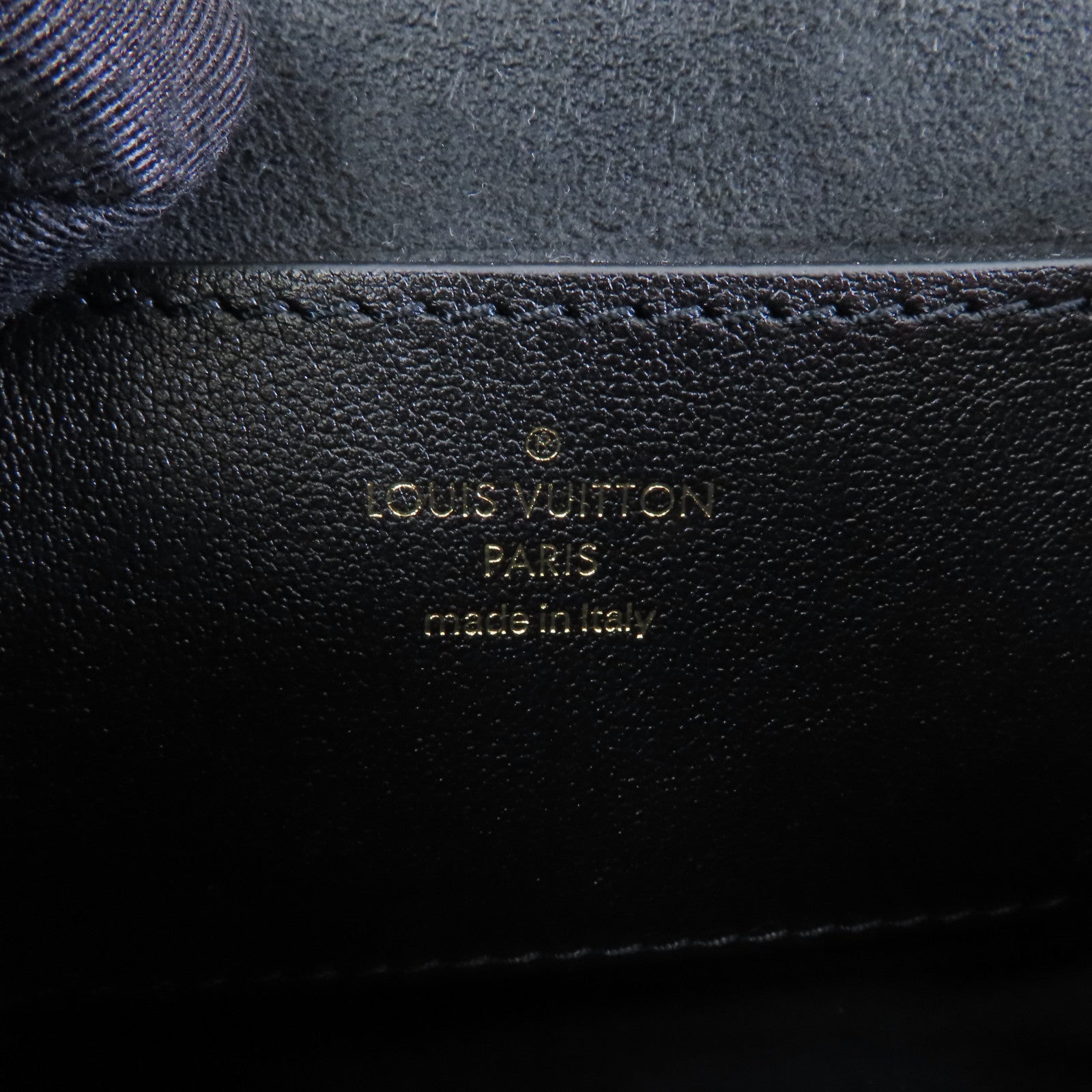LOUIS VUITTON 牛皮皮革New Wave金扣手挽肩背兩用袋黑色