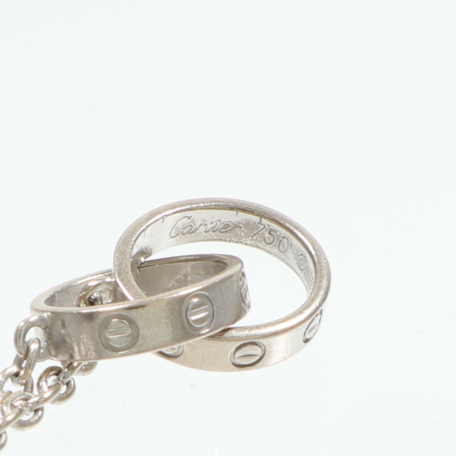 CARTIER 18K白金Love Bracelet手鏈