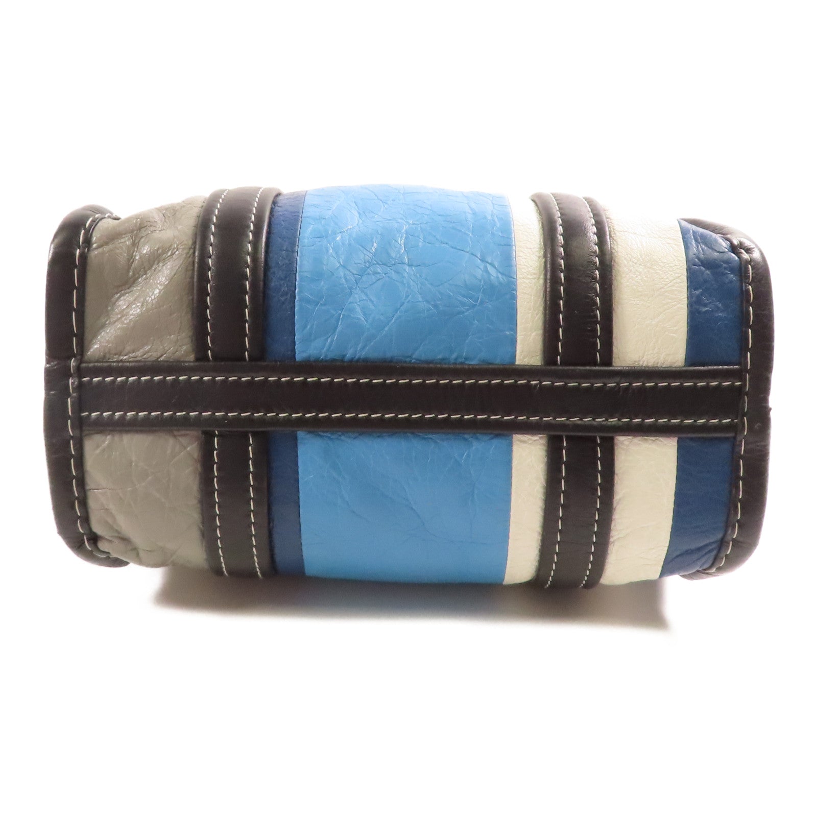 BALENCIAGA 【激減優惠】牛皮皮革Bazzaar XS銀扣手挽肩背兩用袋