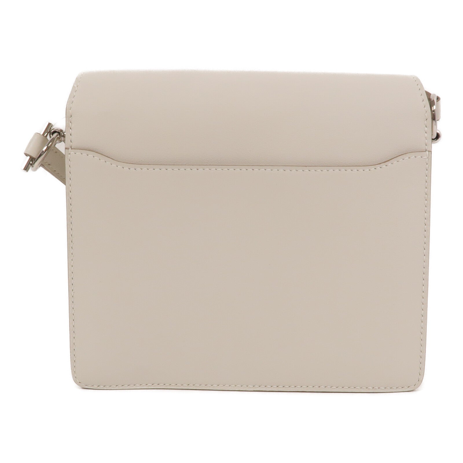 HERMES Evercolor皮革Mini Roulis肩背袋Blanc
