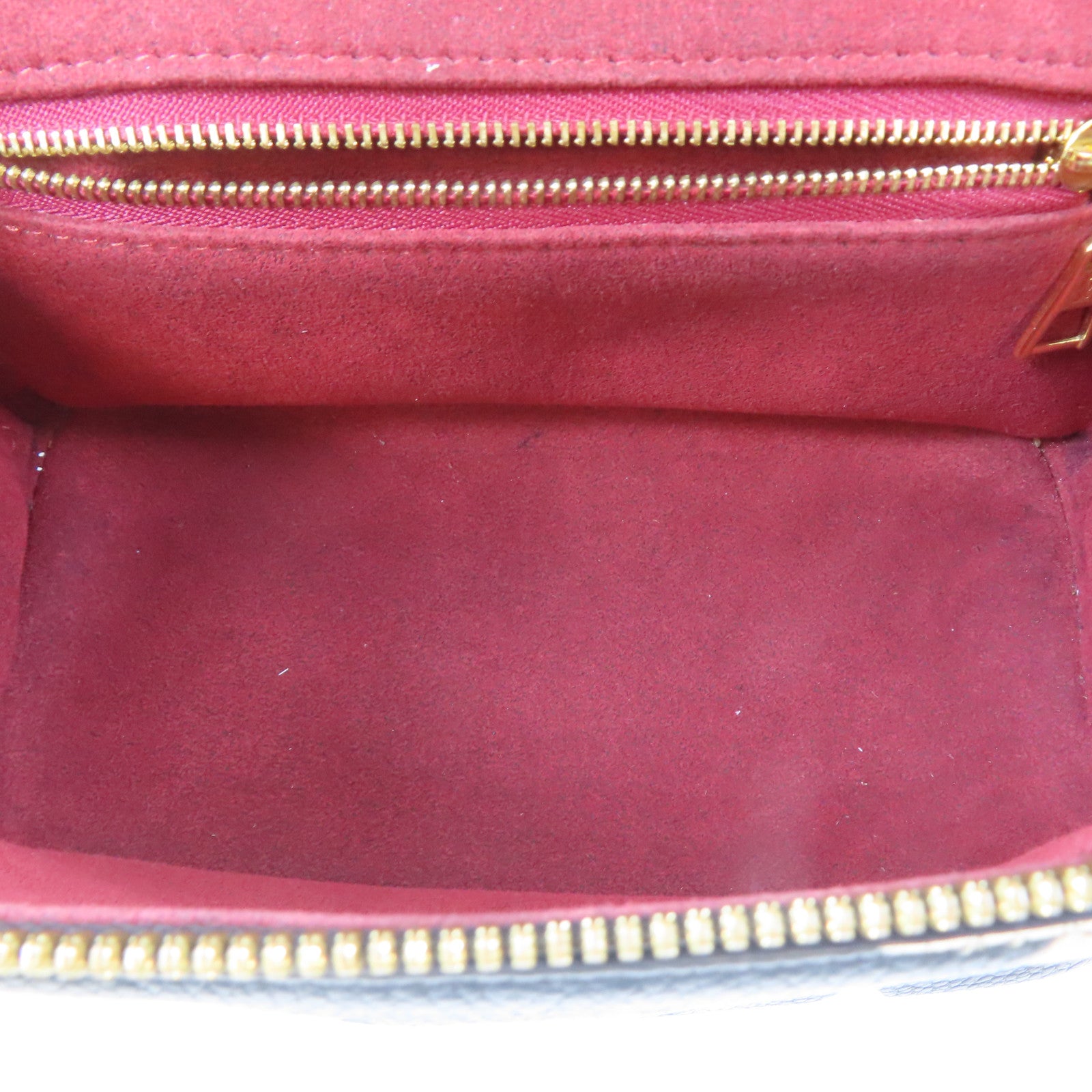 LOUIS VUITTON Monogram Giant Vanity PM金扣手挽肩背兩用袋黑色