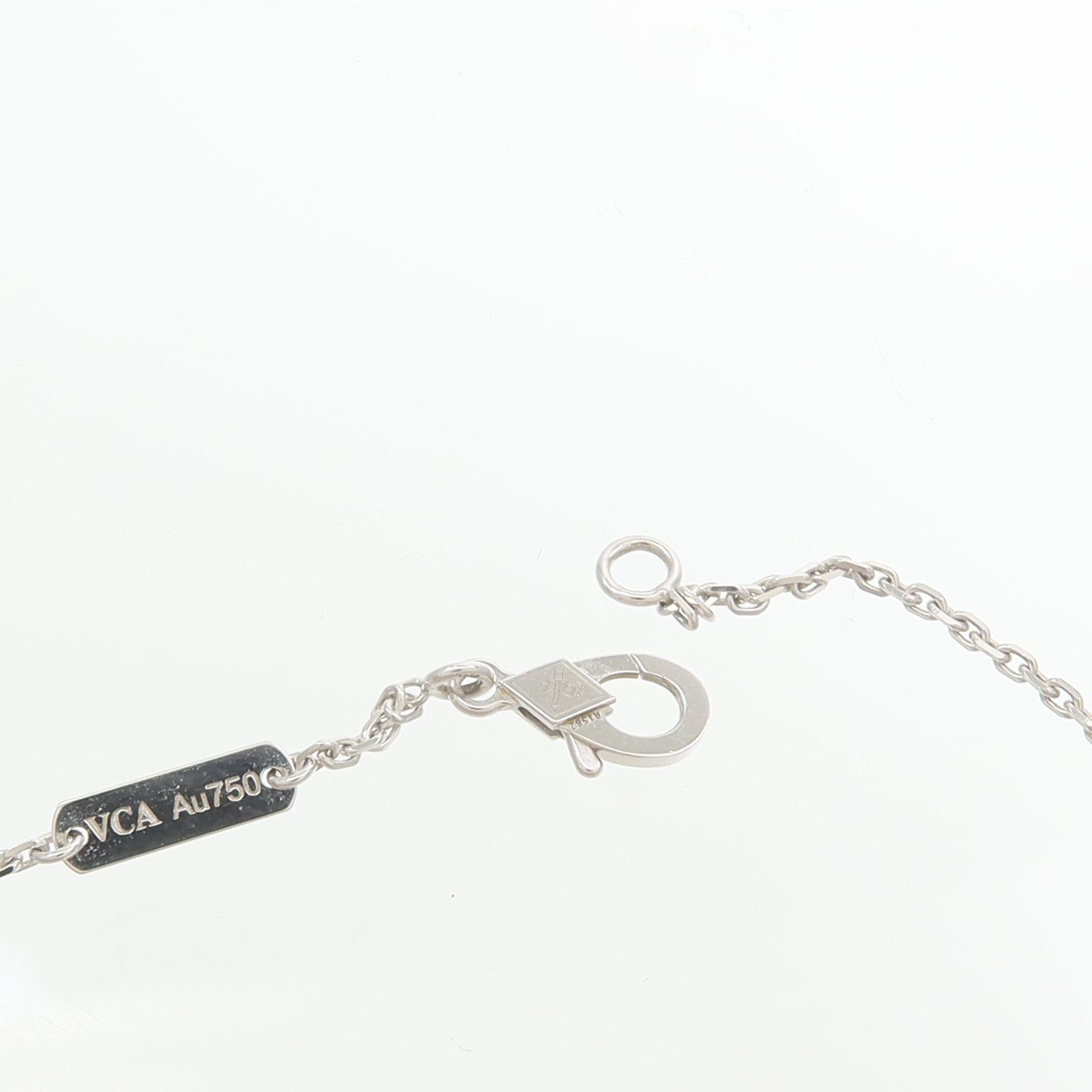 Van Cleef & Arpels 18K白金Vintage Alhambra Holiday 2020鑽石項鍊