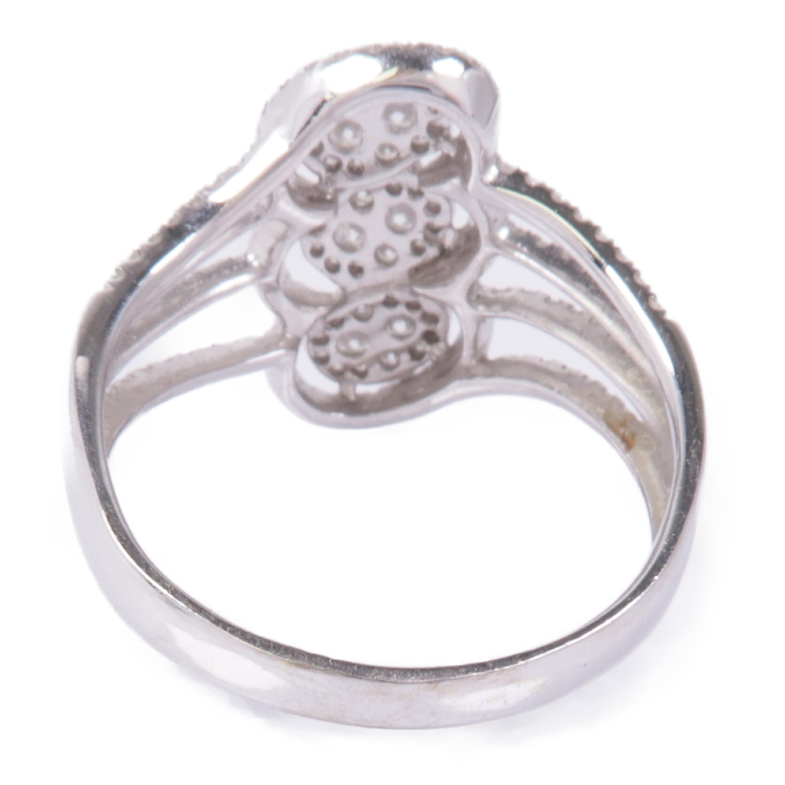 JEWELRY 18K白金Diamond Ring鑽石戒指US#9.75