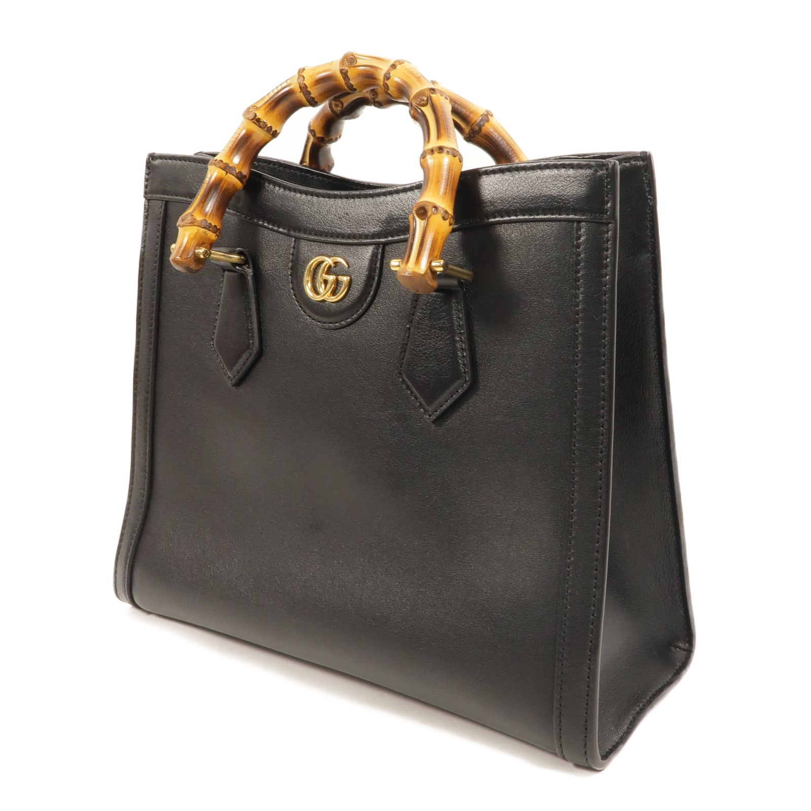 GUCCI 牛皮皮革Diana Tote Small手挽肩背袋兩用袋
