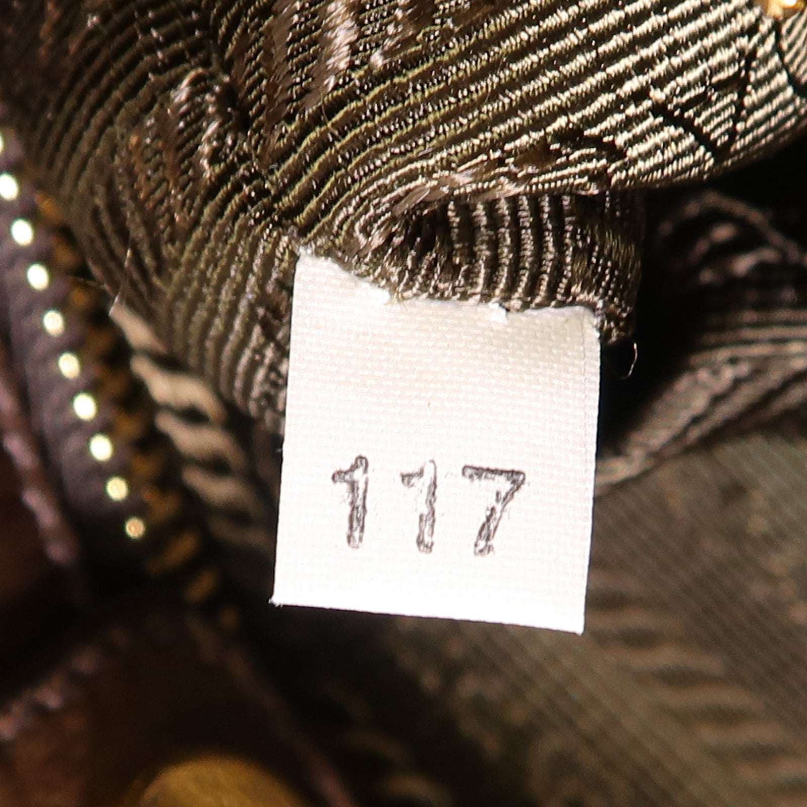 PRADA GHW Handbag BN1728 Nylon Green