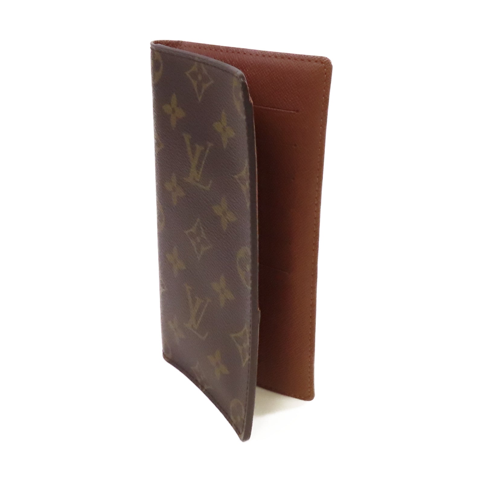 LOUIS VUITTON 【激減優惠】Monogram Porte Valeurs Cartes Credit Bifold Long Wallet長錢包啡色