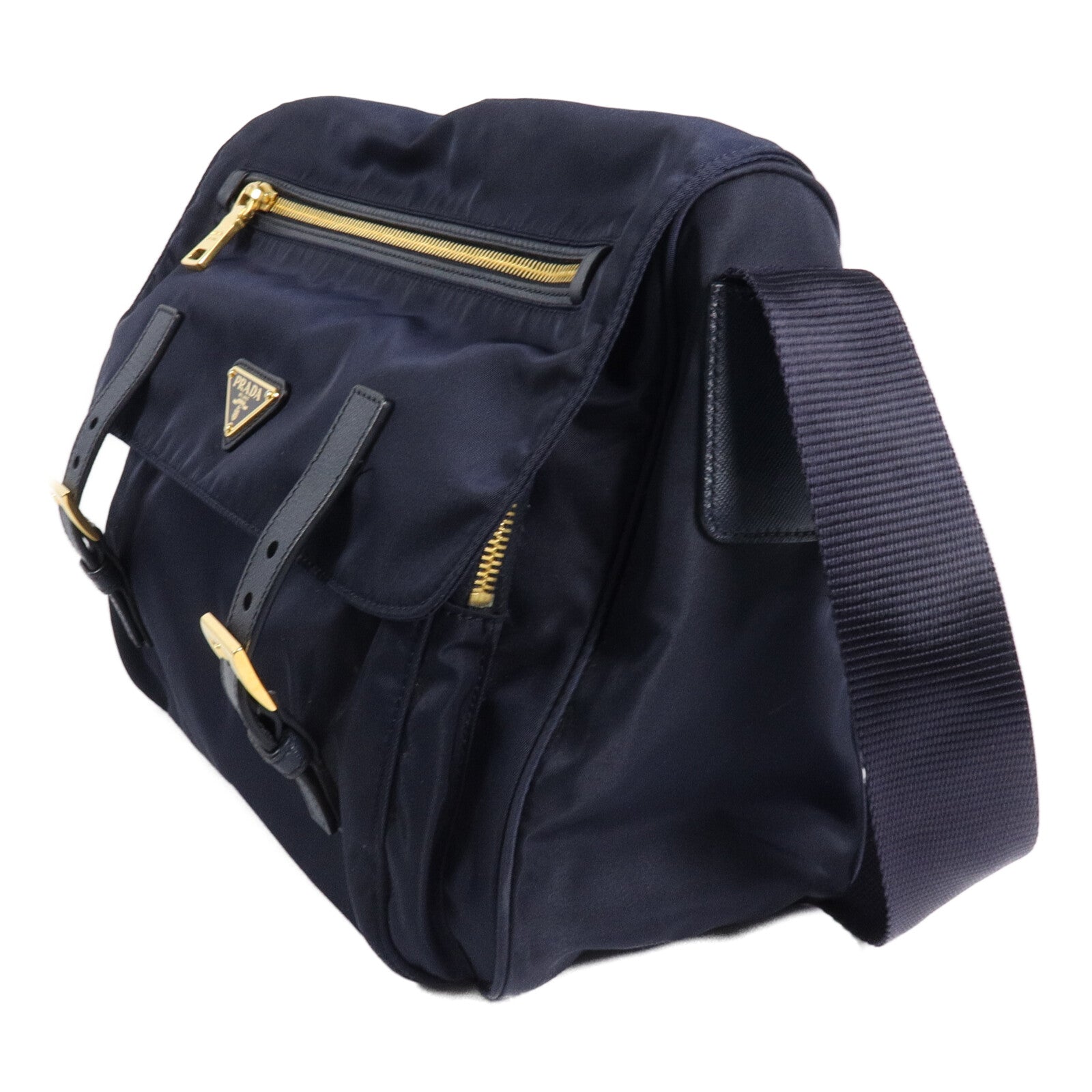 PRADA 尼龍Messenger Bag肩背袋