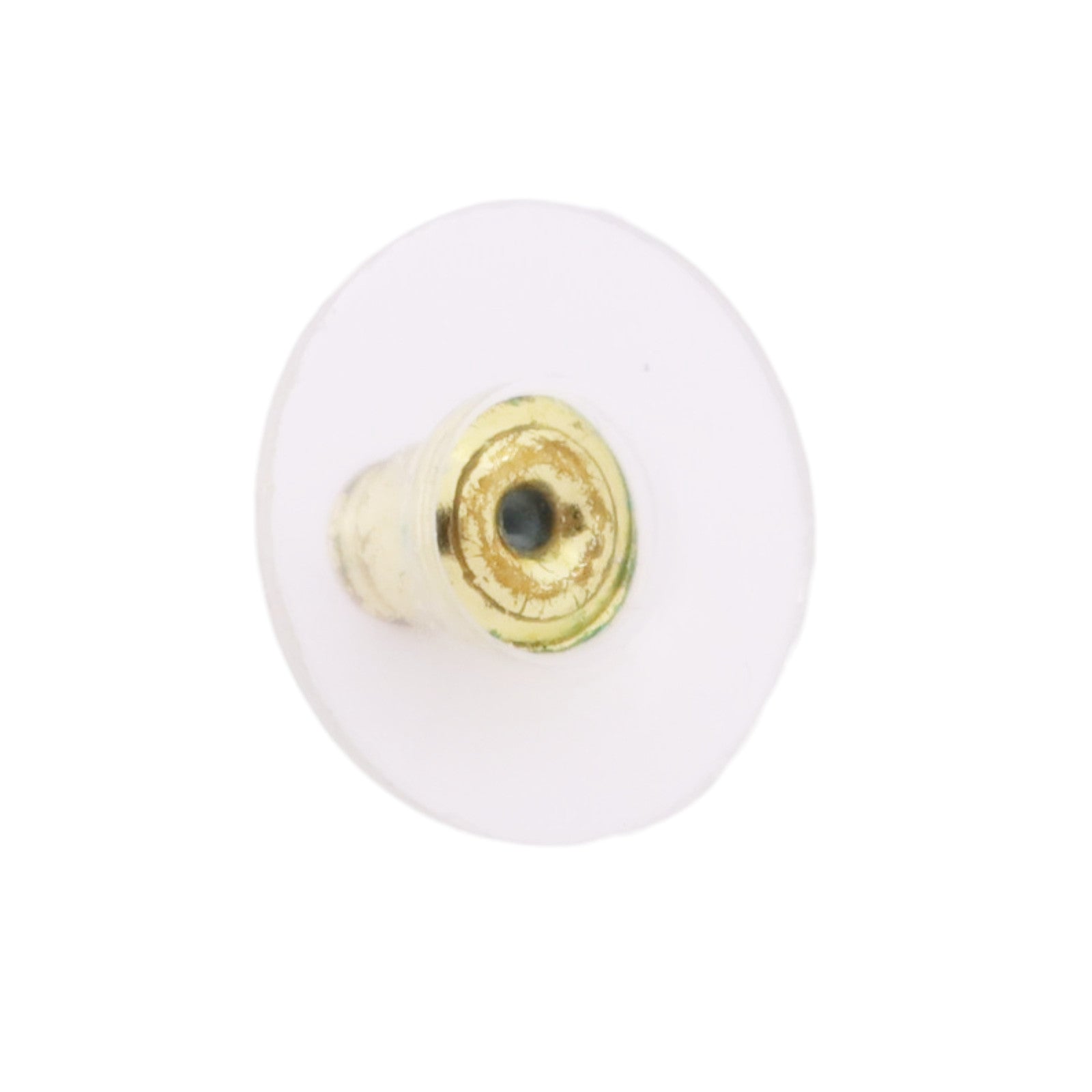 CHANEL 金屬/PVC Earrings金扣耳環